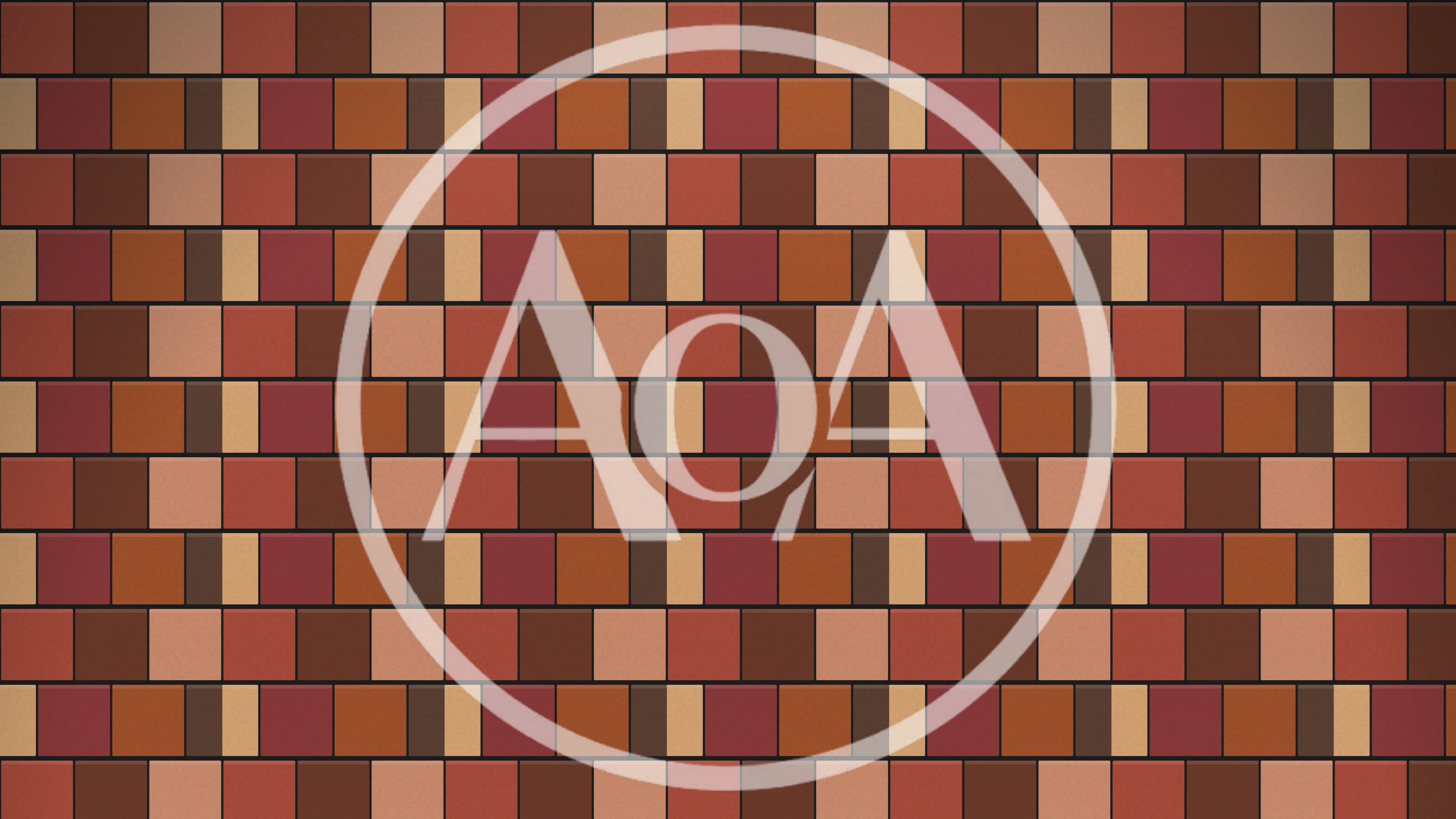 Seamless Pattern Of Rectangular Brown And Red Tiles