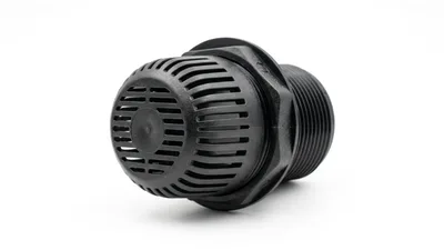 Black Plastic Bulkhead Strainer Fitting
