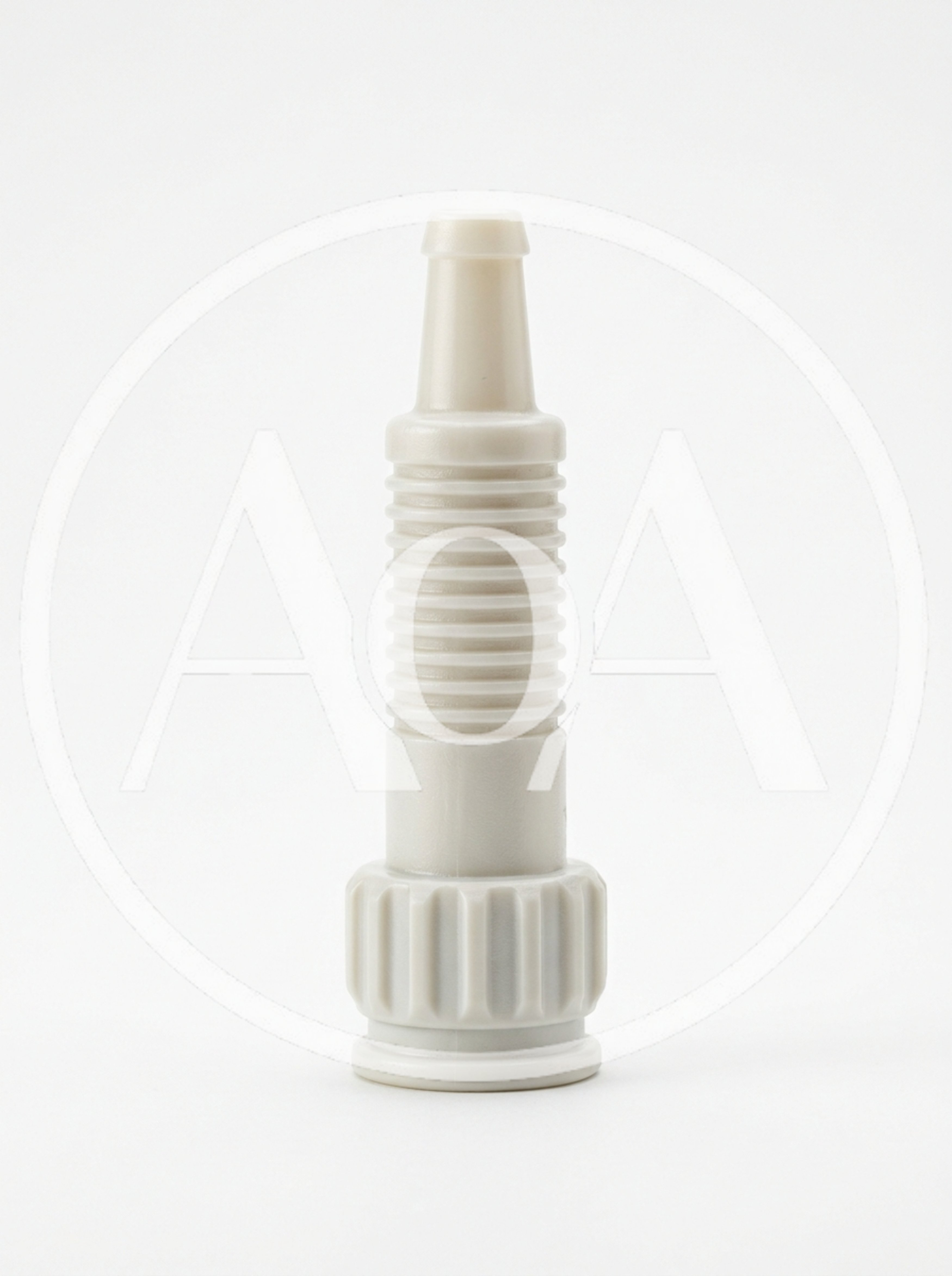 Plastic Hose Nozzle Attachment On White Background