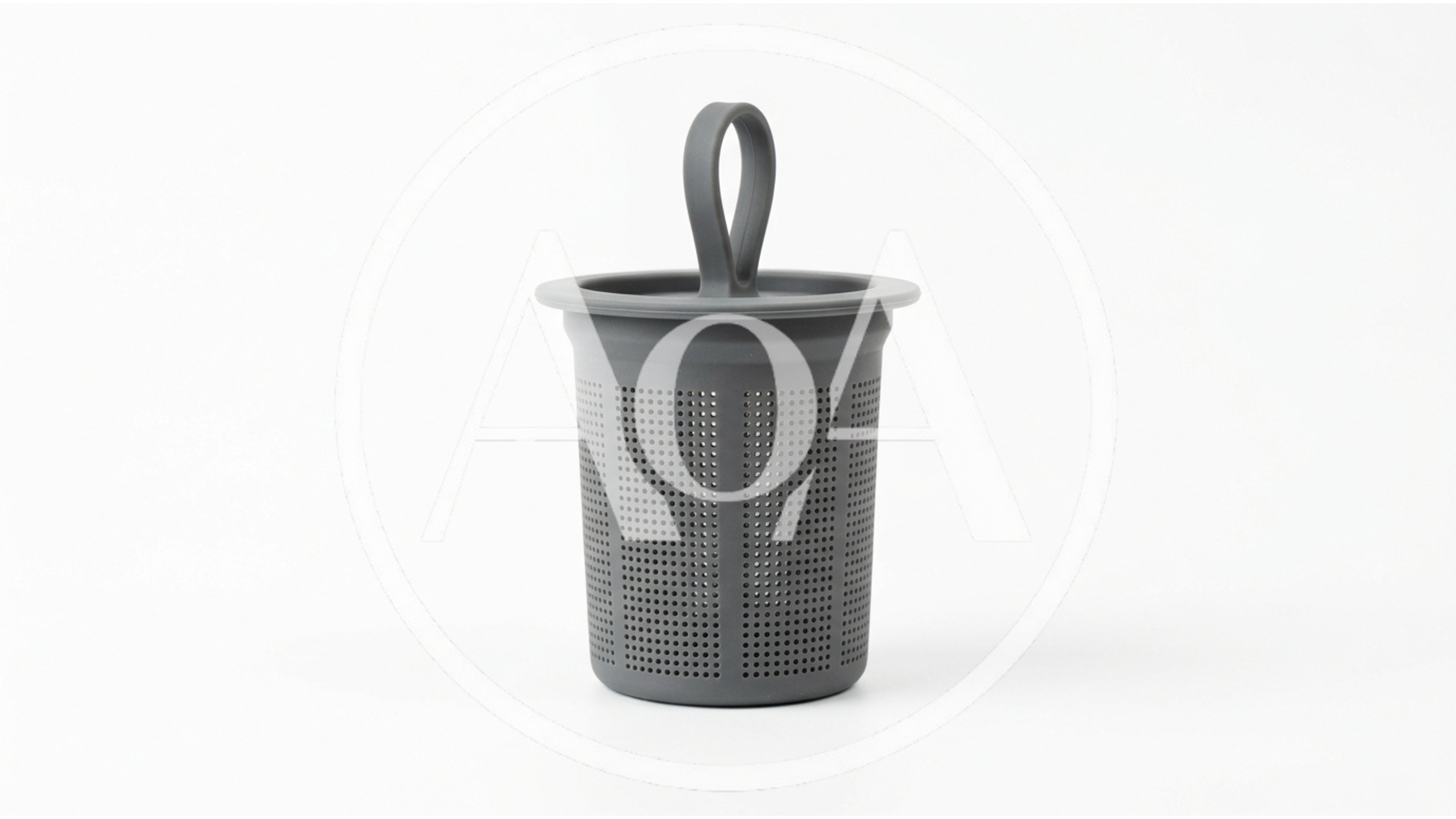 Grey Silicone Tea Infuser Basket