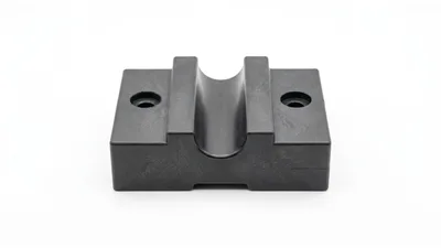 Black Plastic Industrial Pipe Support Block