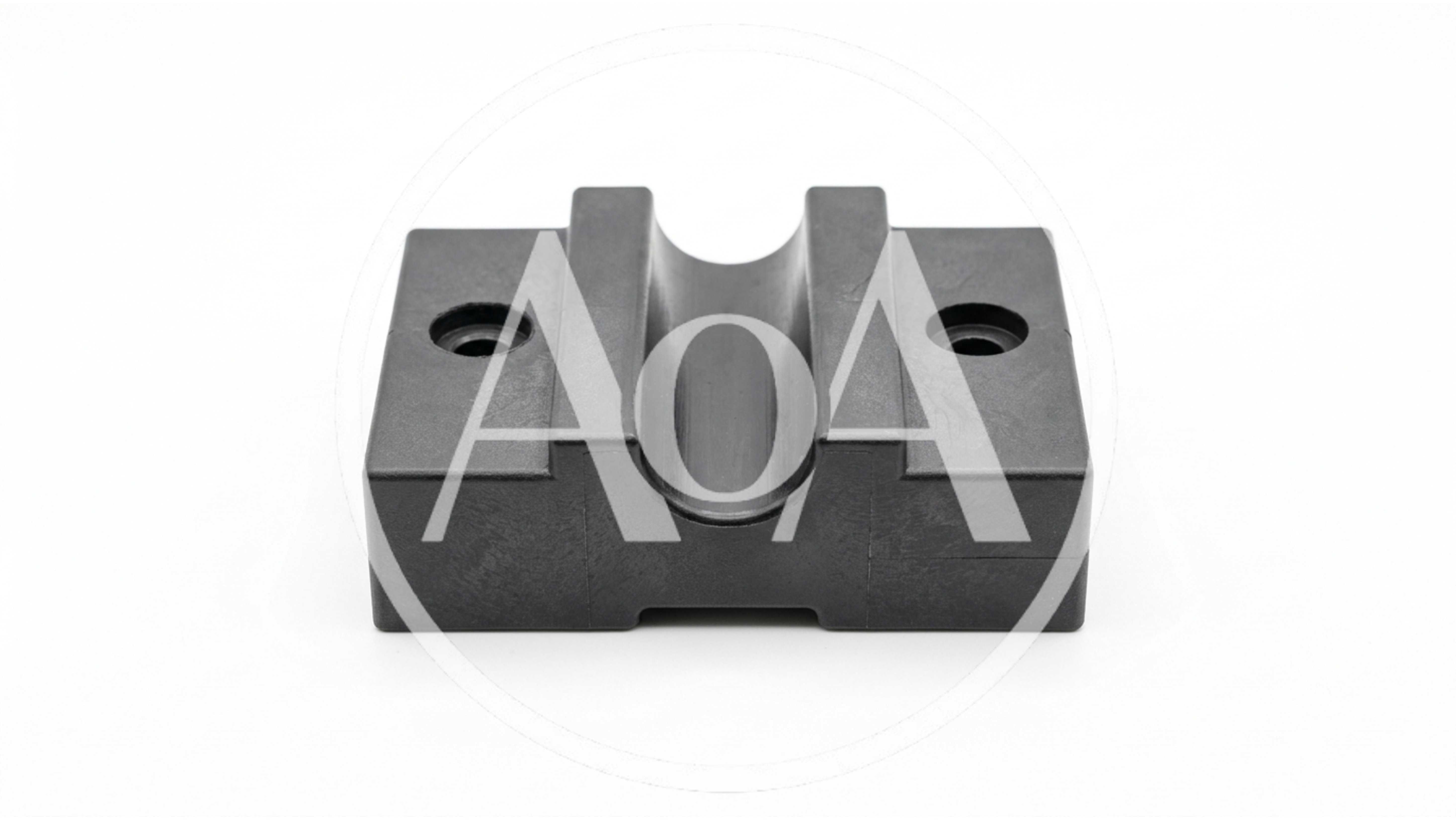Black Plastic Industrial Pipe Support Block