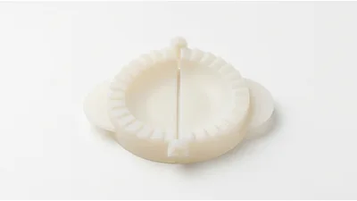 White Plastic Dumpling Press Mold