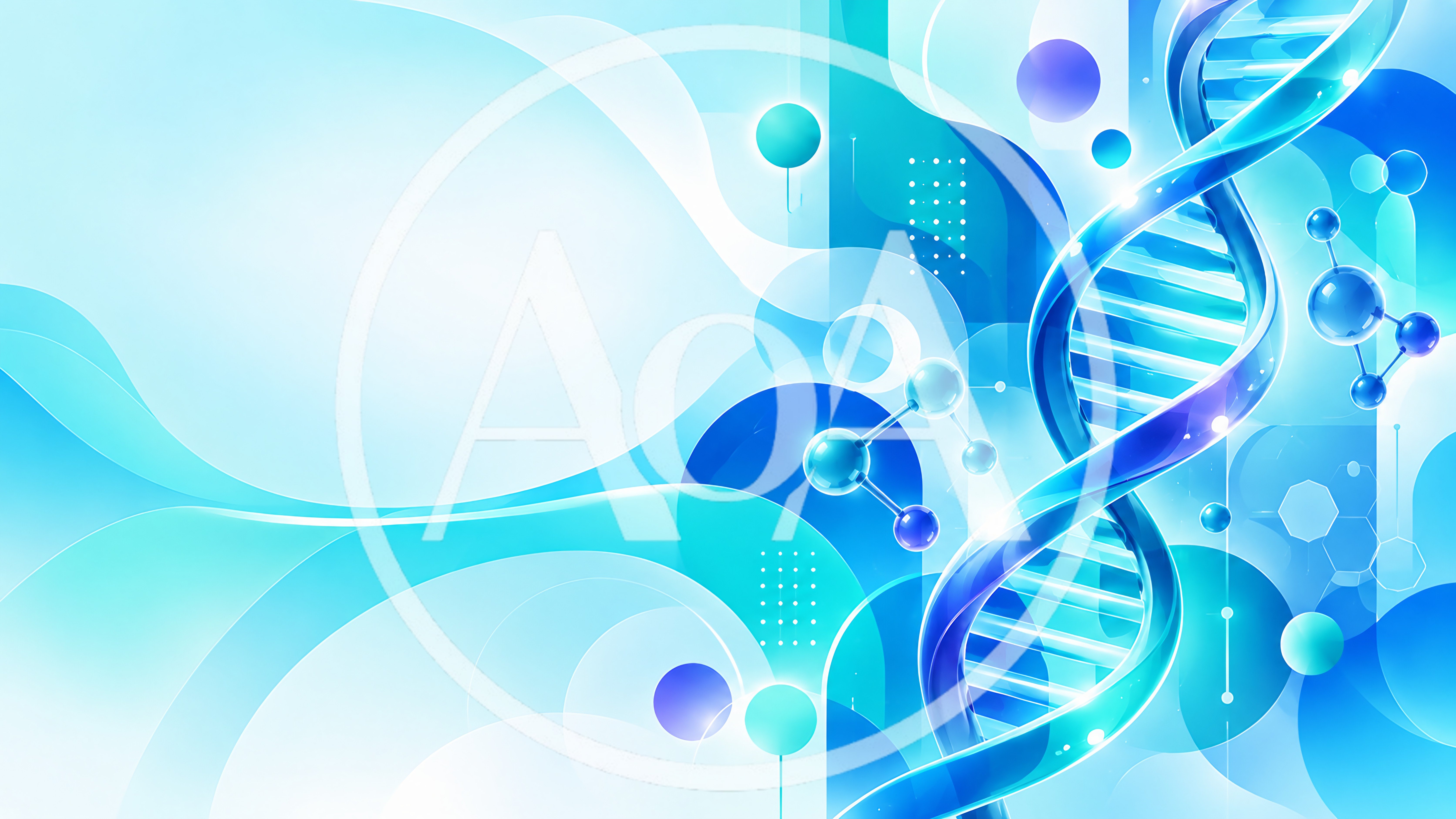 Abstract DNA Helix Science Background