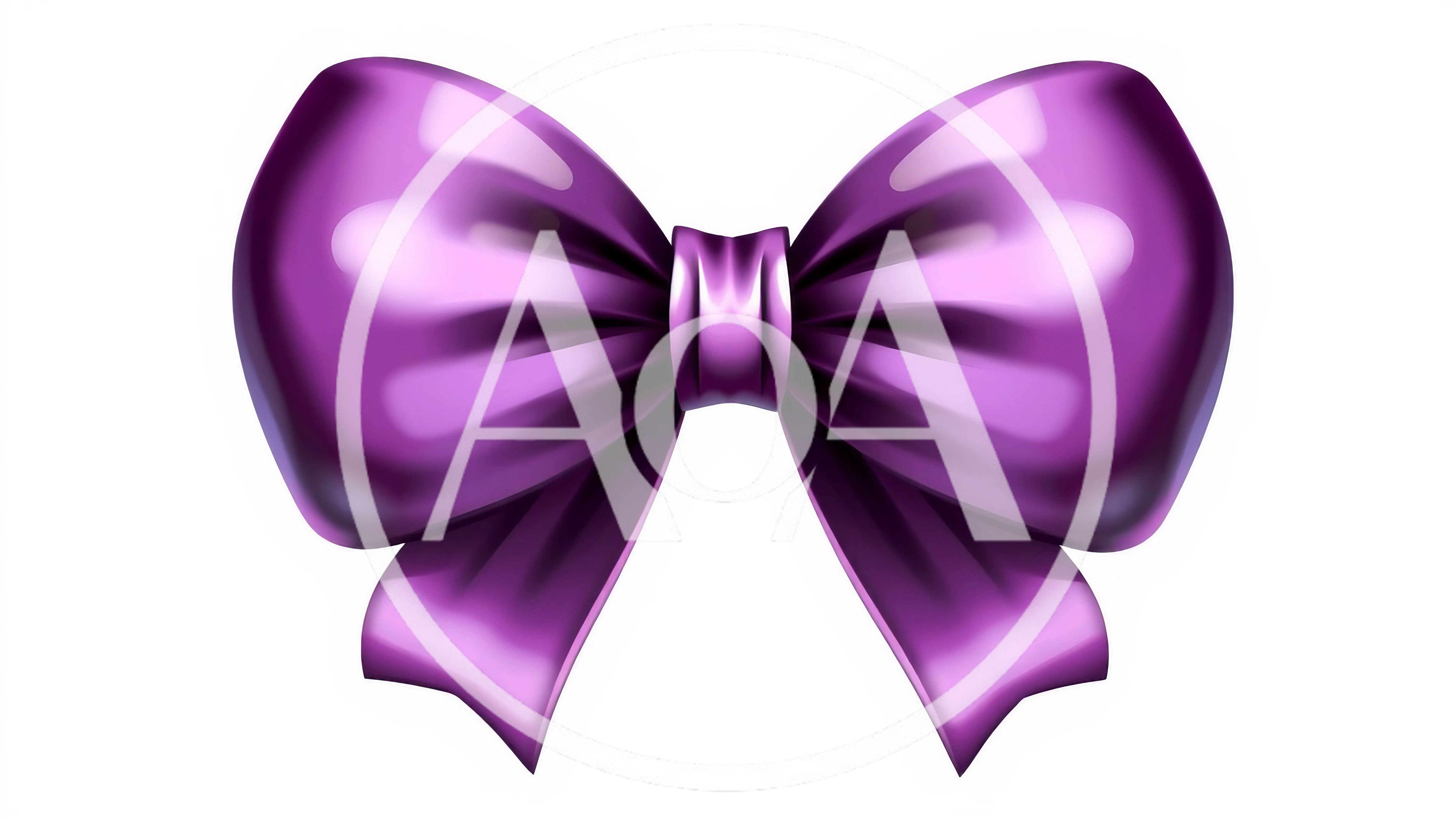 Shiny Purple Decorative Ribbon Bow