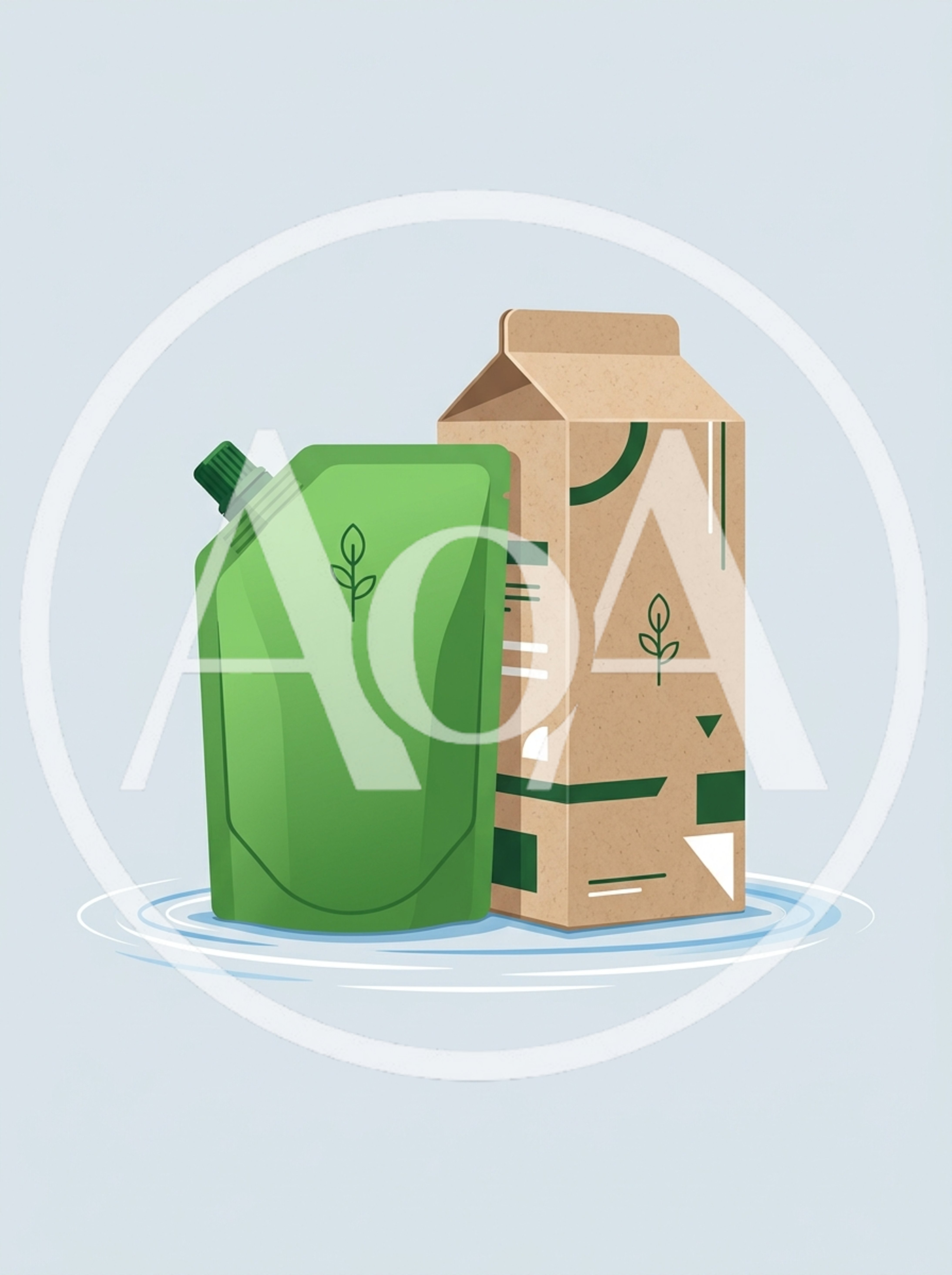 Eco Friendly Packaging Design With Pouch And Carton