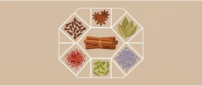 Flat Vector Illustration Of Assorted Culinary Spices