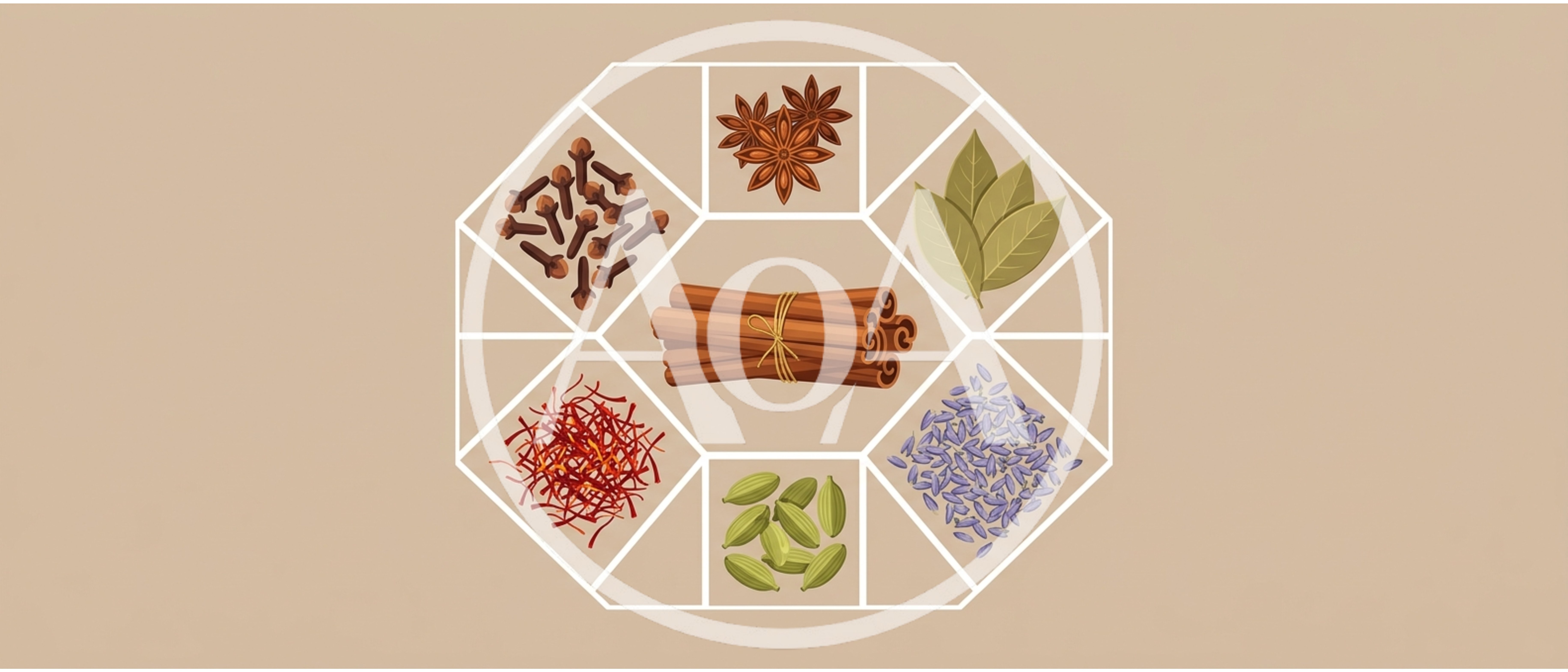 Flat Vector Illustration Of Assorted Culinary Spices