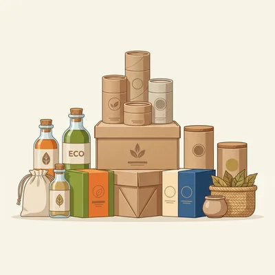 Eco Friendly Sustainable Product Packaging Collection