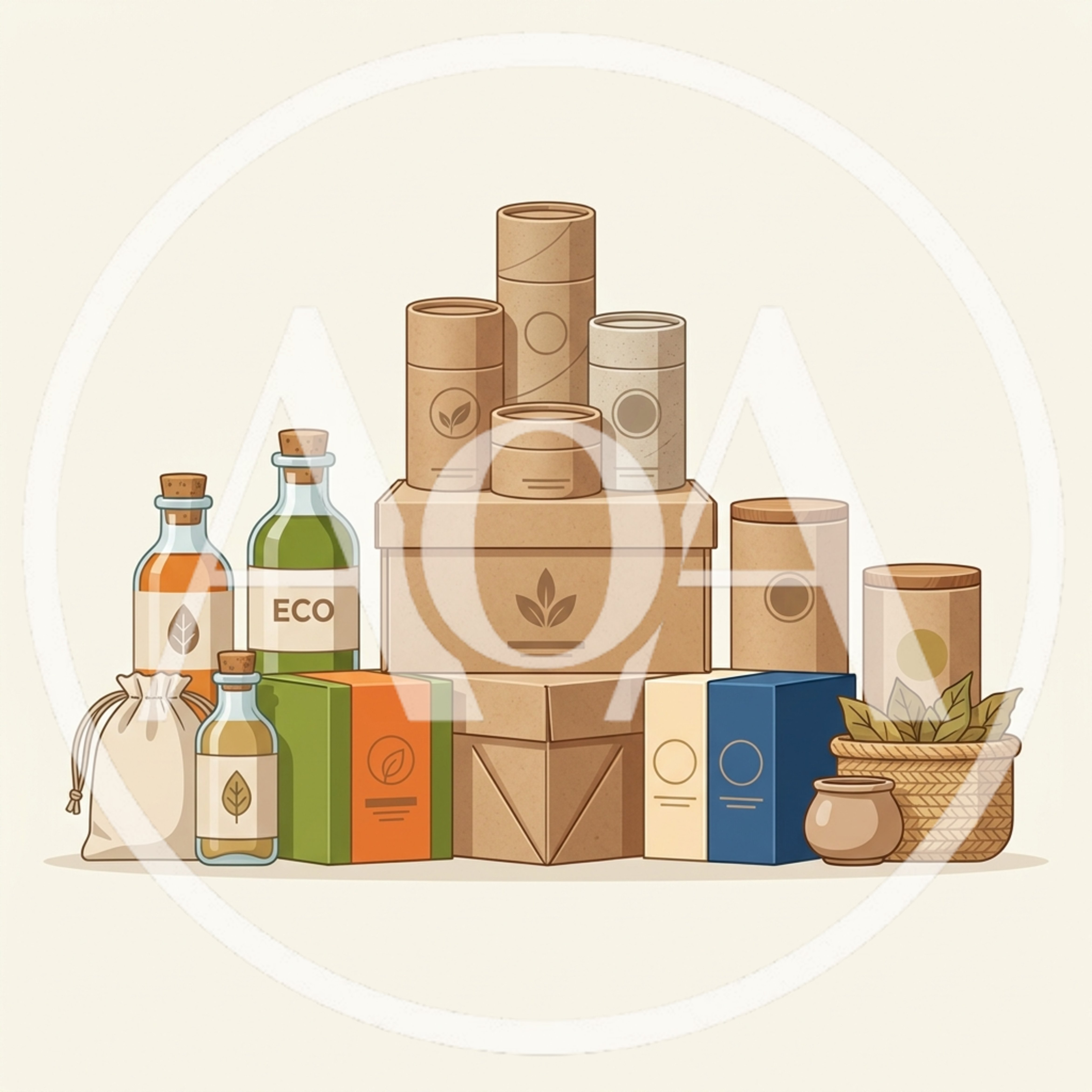Eco Friendly Sustainable Product Packaging Collection