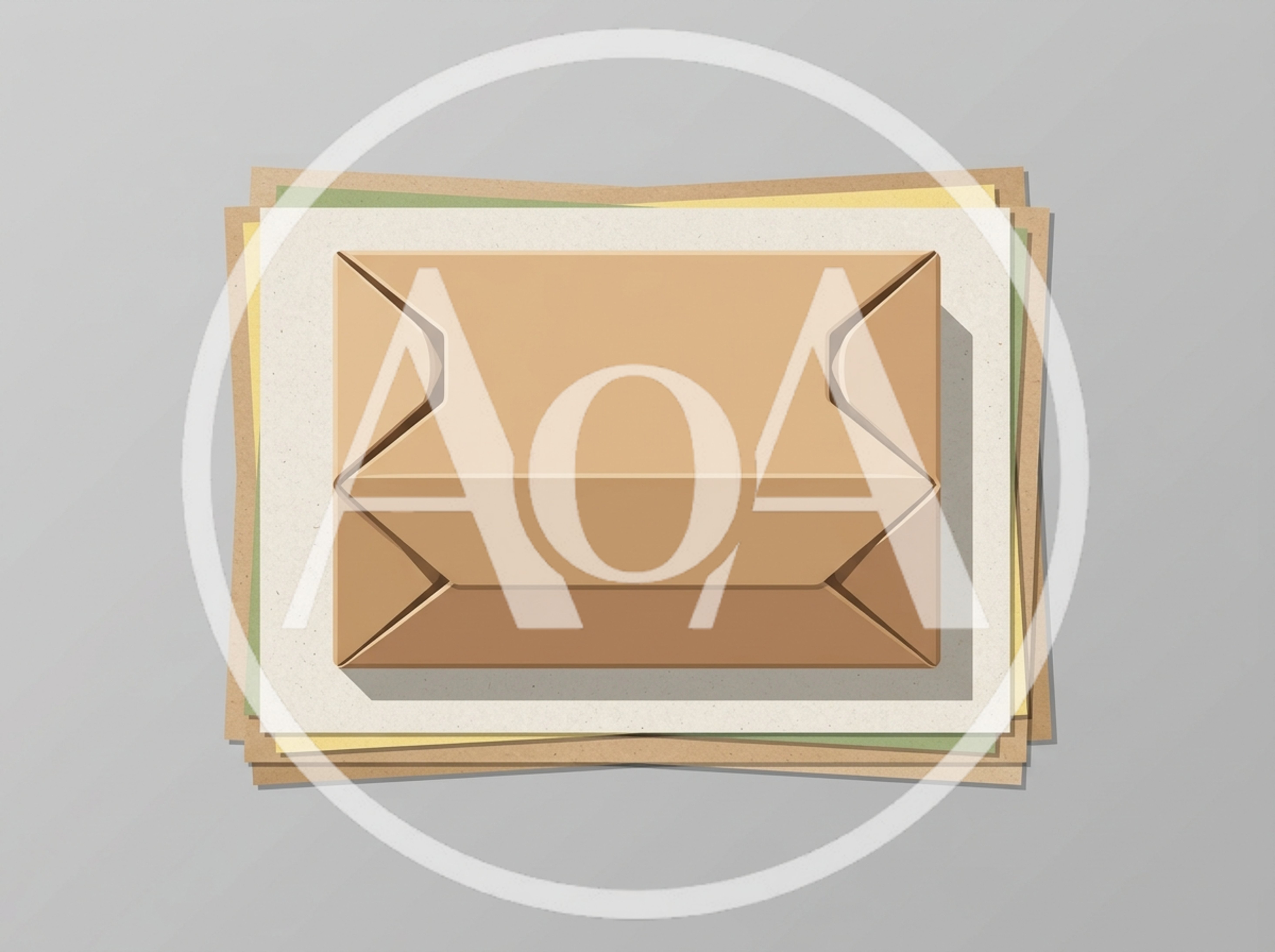Top View Of A Cardboard Takeout Box On Paper