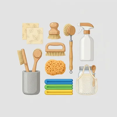 Eco Friendly Cleaning Supplies Collection