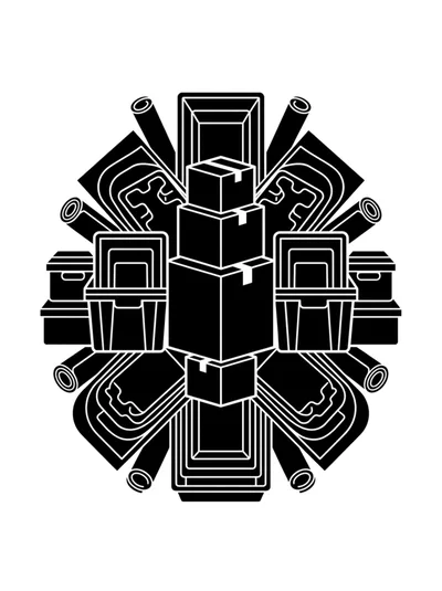 Moving And Storage Supplies Icon Set