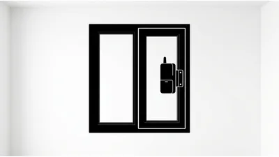 Smart Window Security Sensor Icon