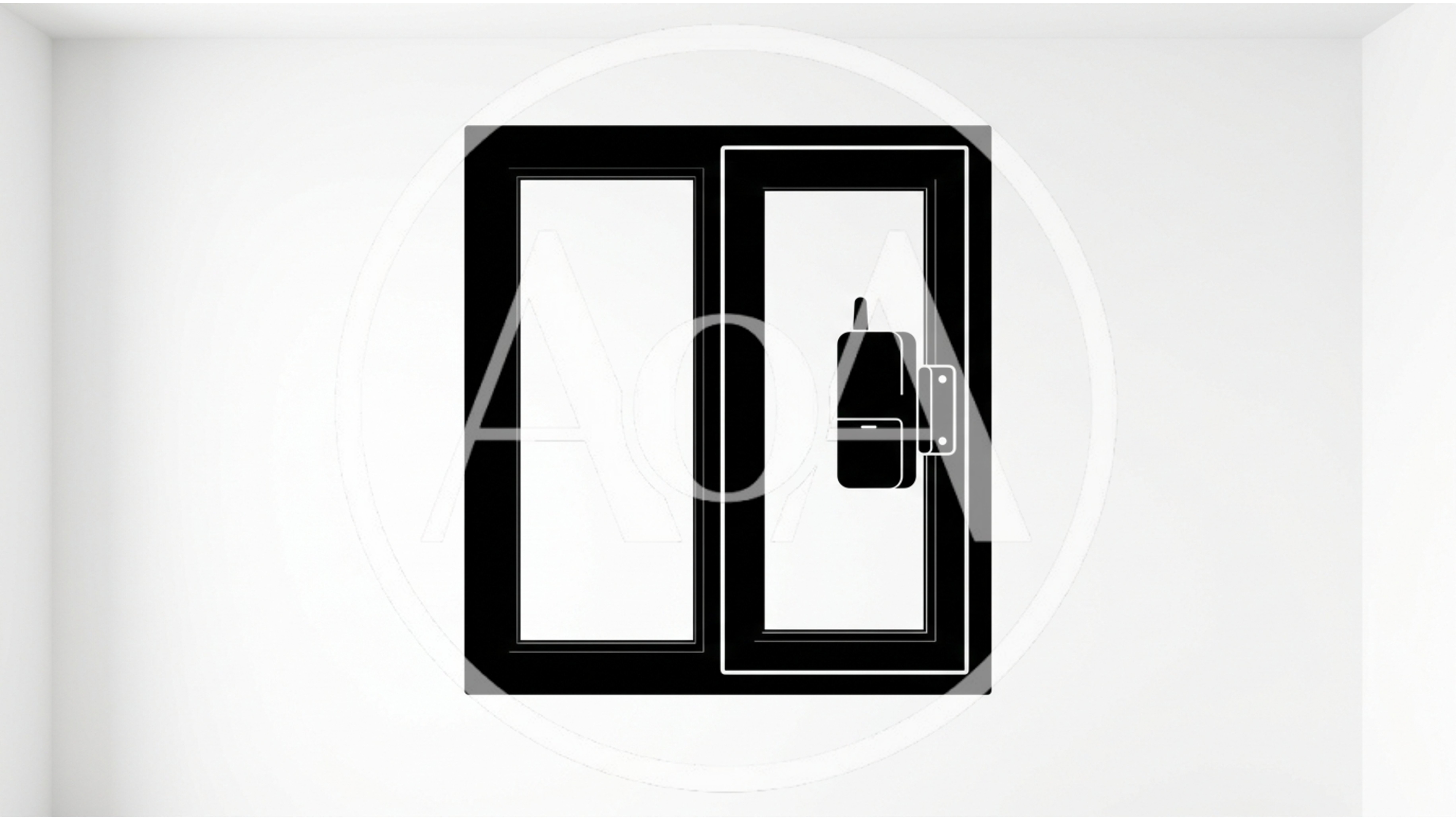 Smart Window Security Sensor Icon