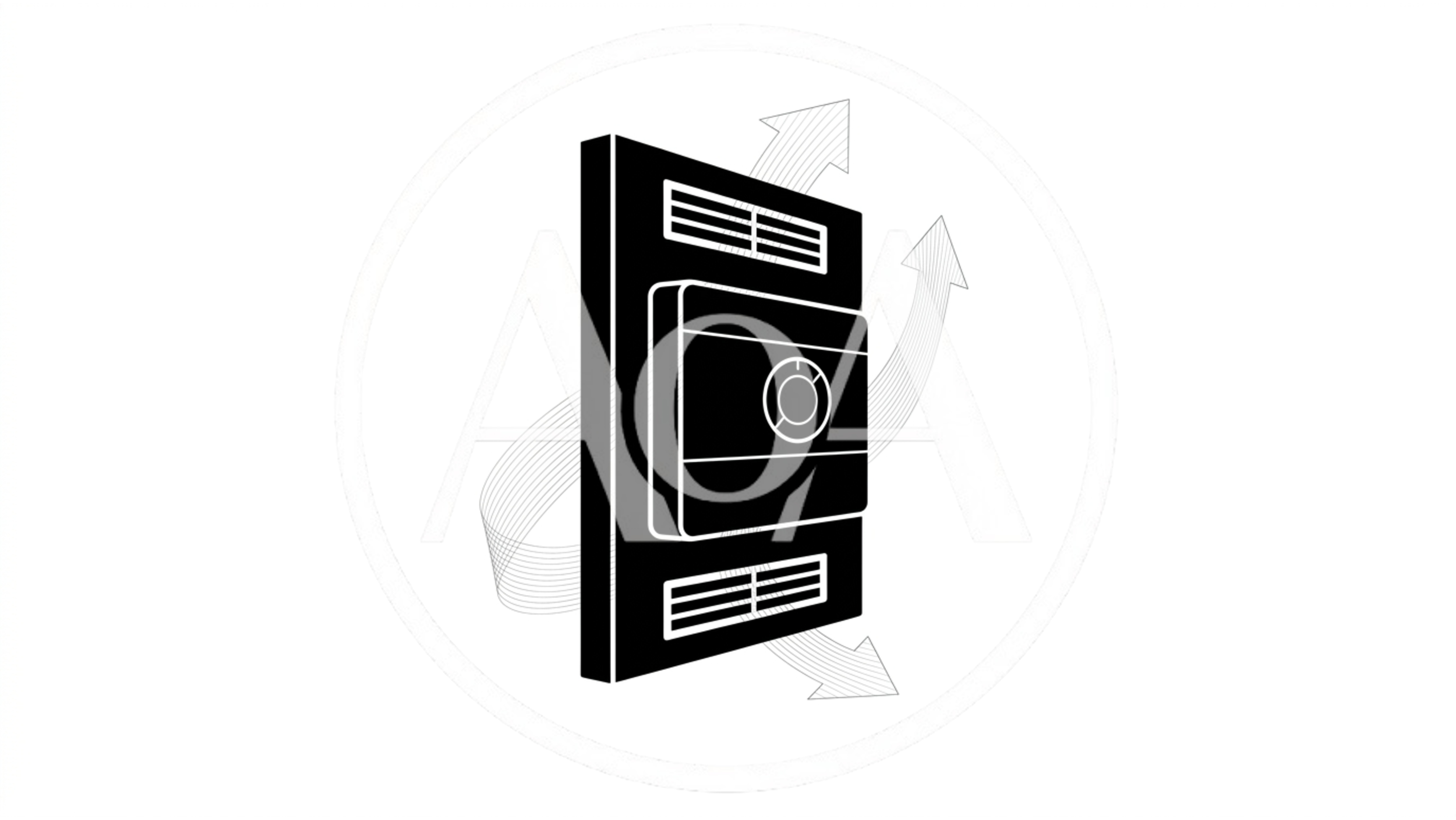 Animated Air Purifier Icon With Airflow Arrows