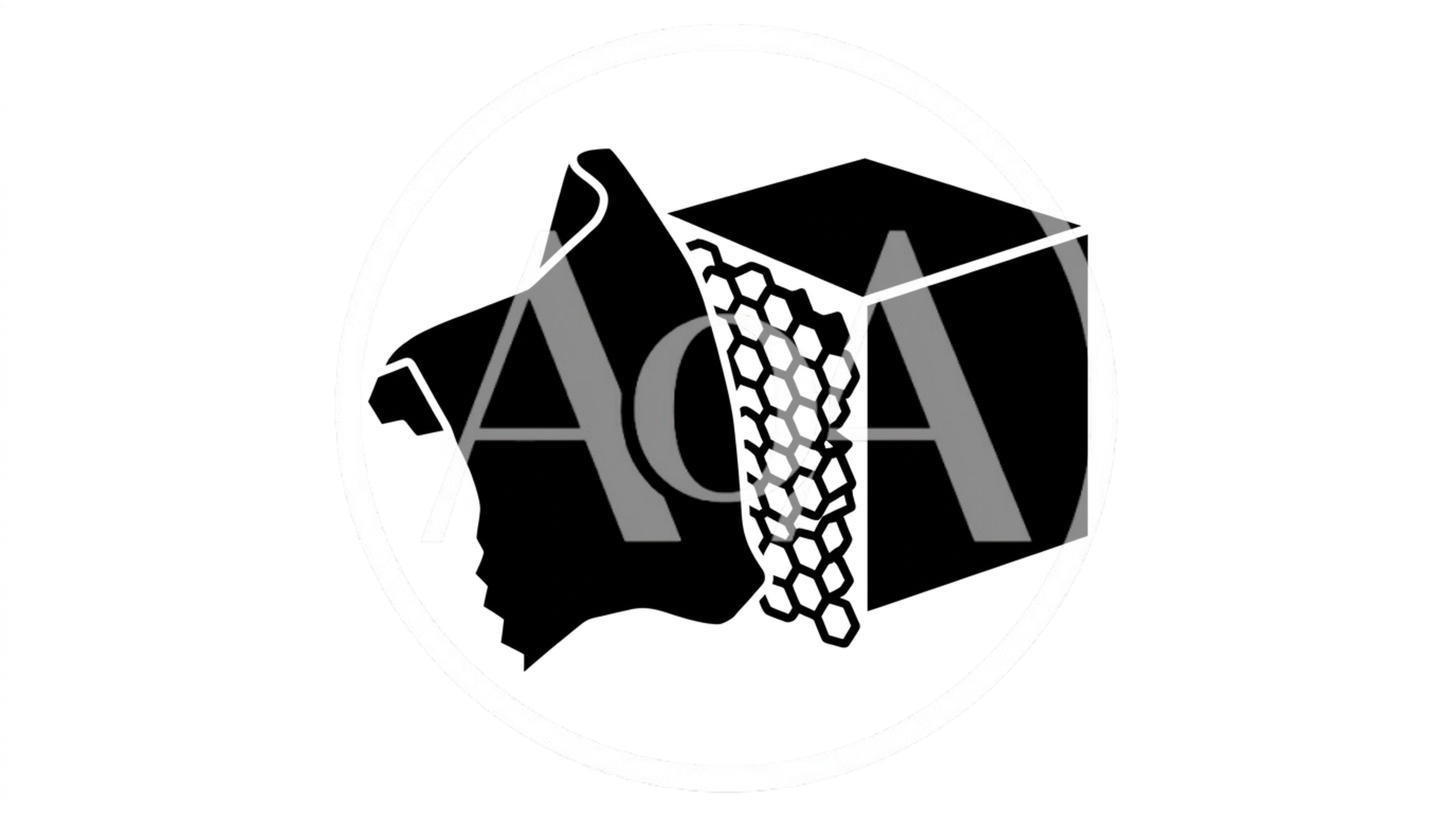 Honeycomb Structure Icon With Peeling Layer