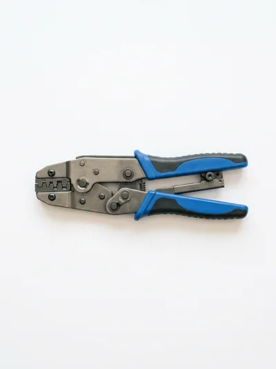 Professional Wire Crimping Tool On White Background