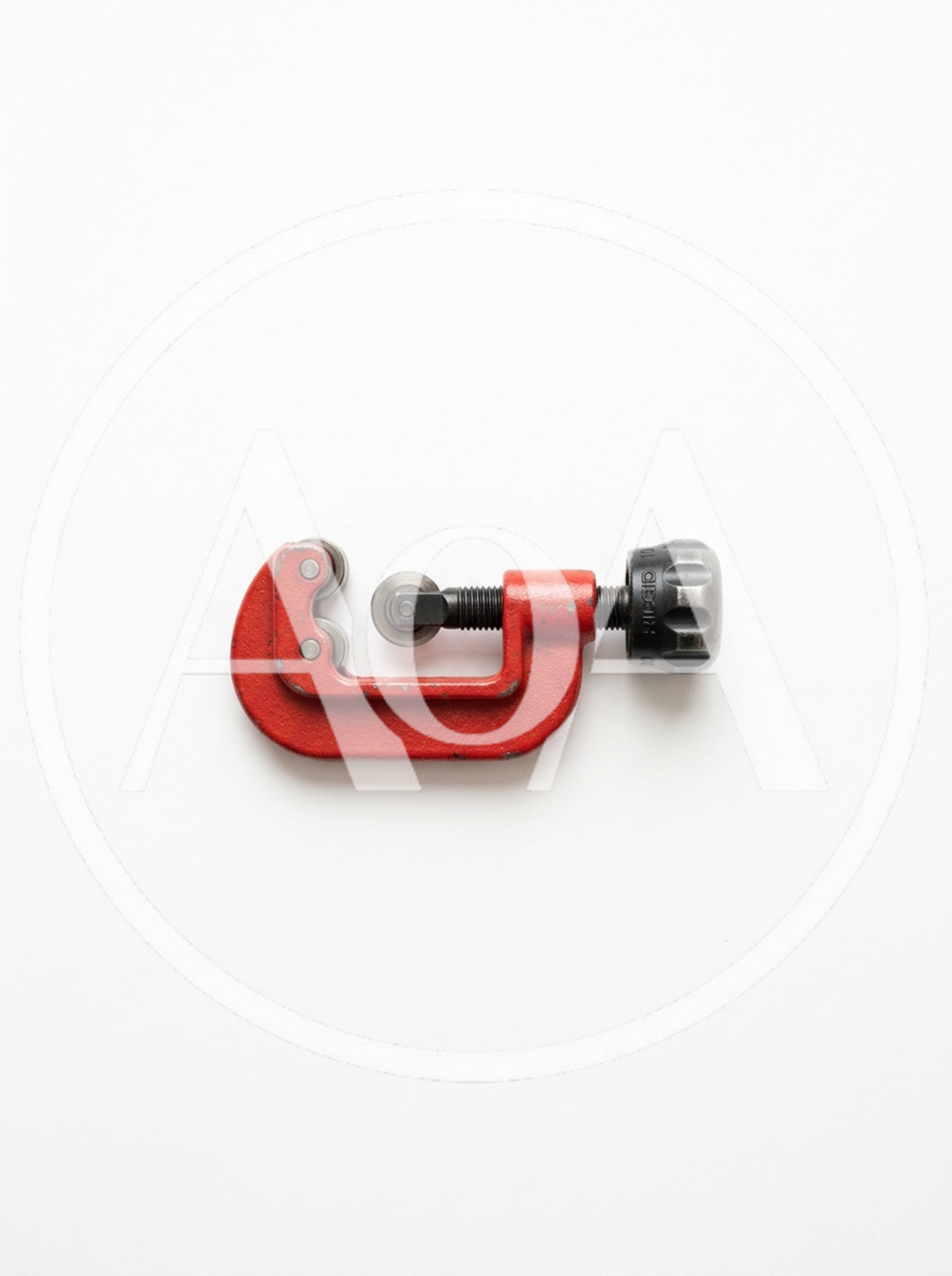 Red Metal Pipe Cutter Tool