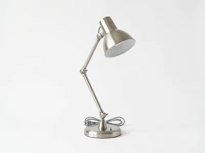 Modern Brushed Metal Adjustable Desk Lamp