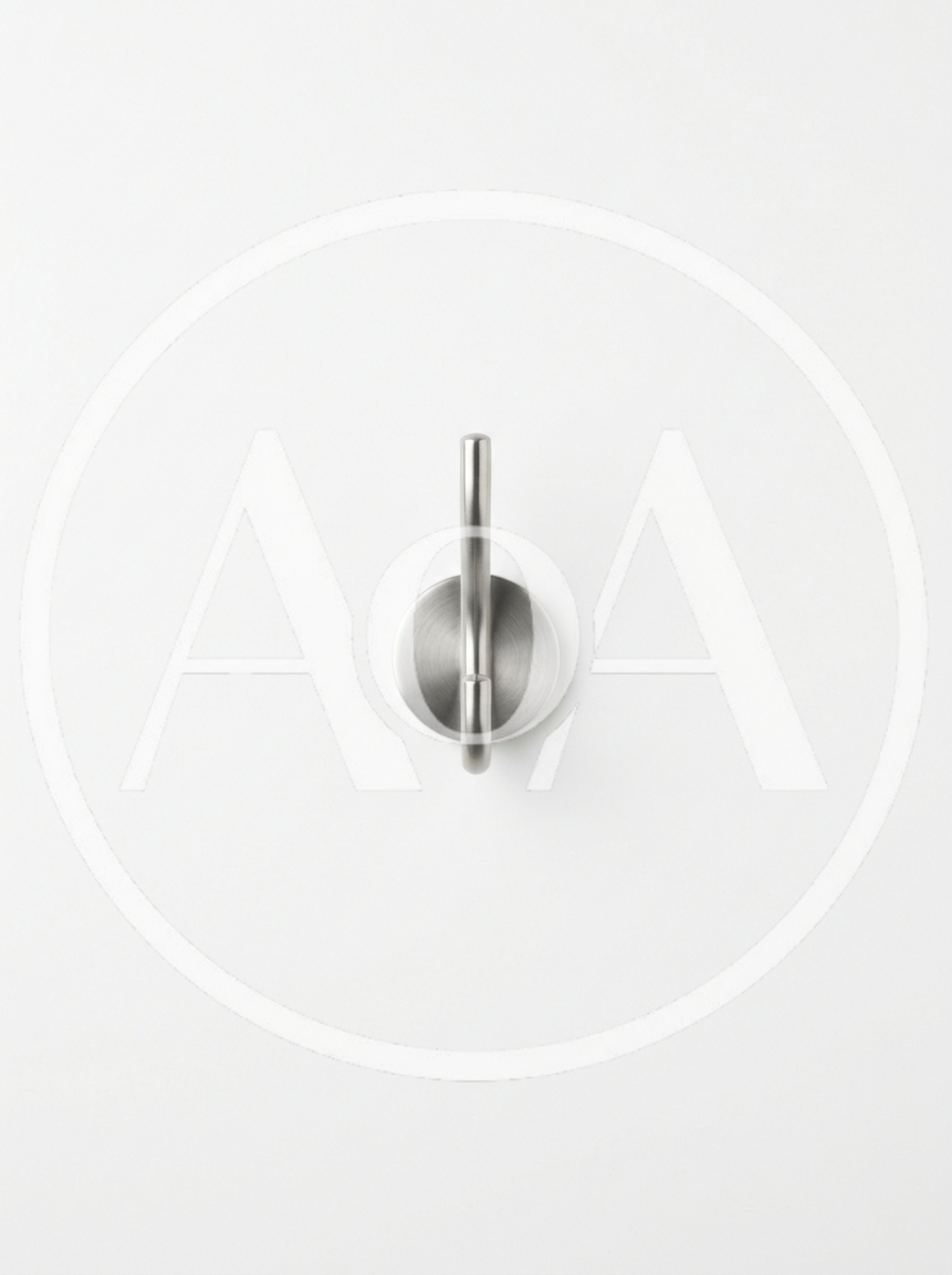 Minimalist Brushed Metal Wall Hook