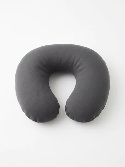 Grey U-Shaped Travel Neck Pillow