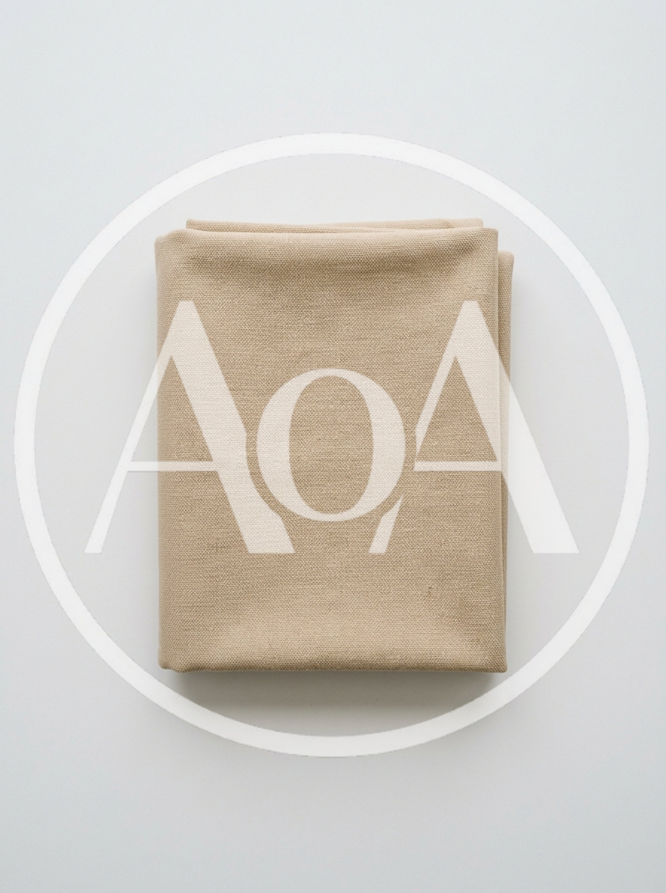 Folded Beige Canvas Fabric Texture