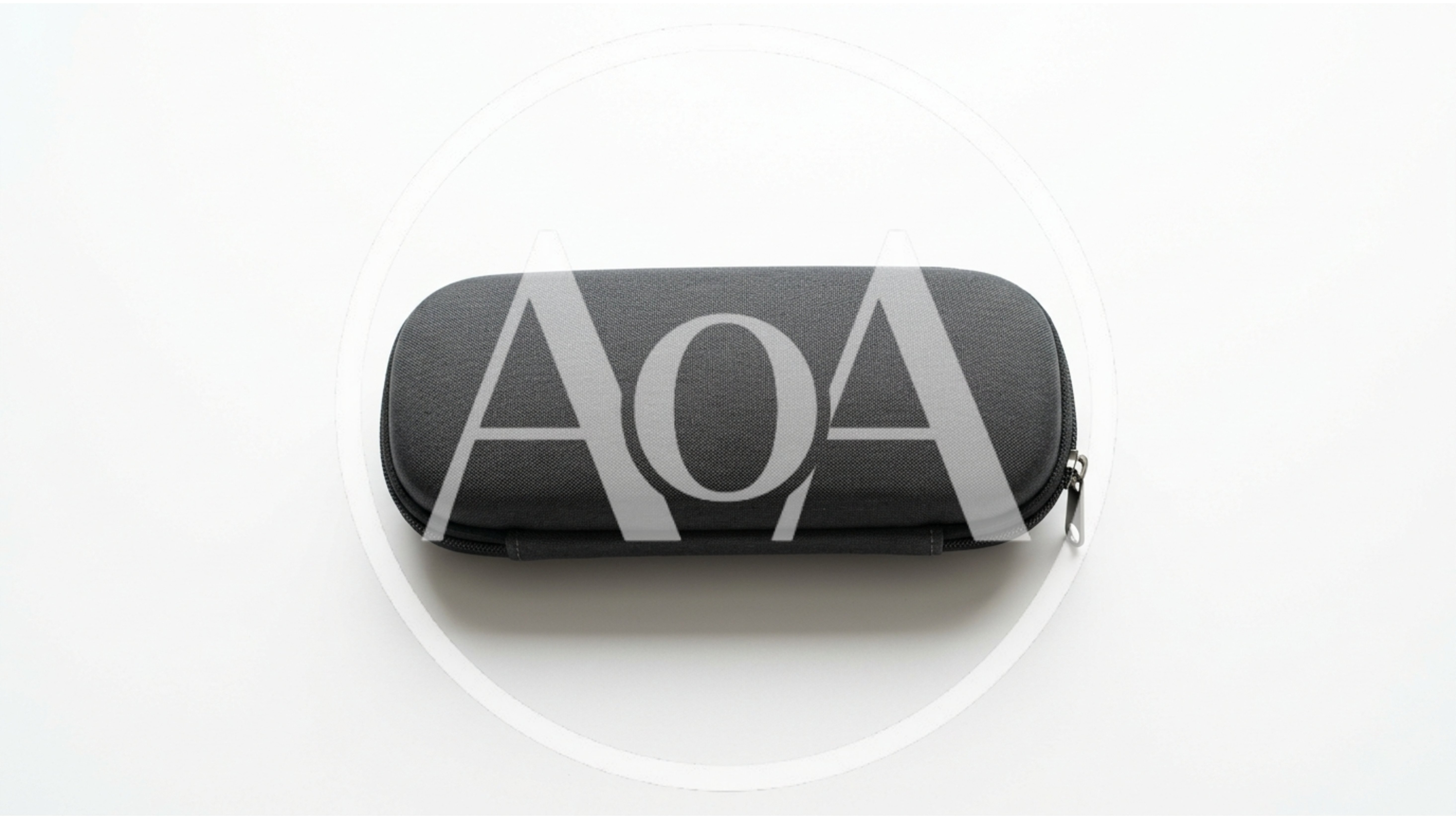 Black Zippered Hard Shell Eyewear Case