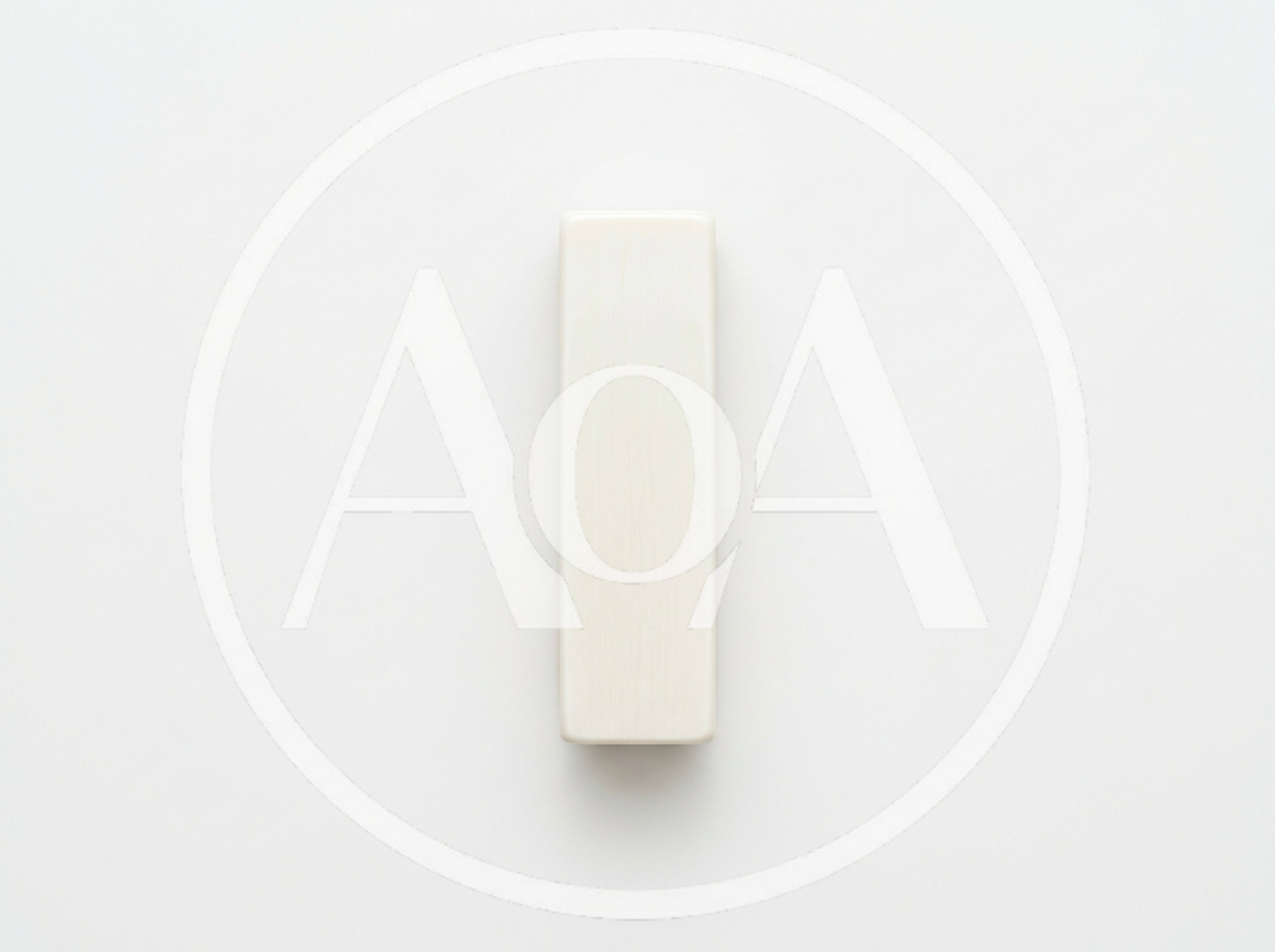 Wooden Letter I Isolated On White Background