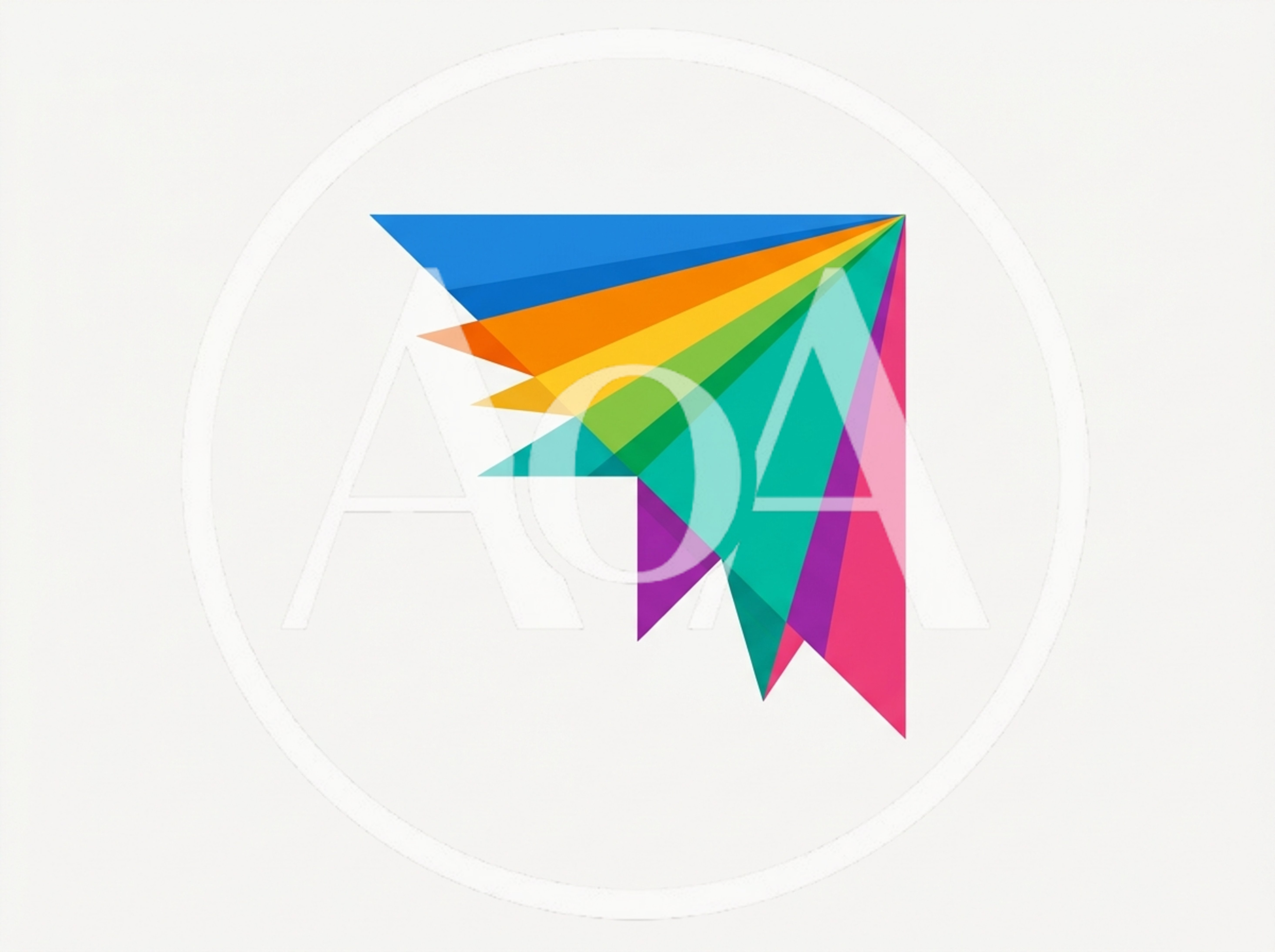 Abstract Geometric Arrow Logo Design