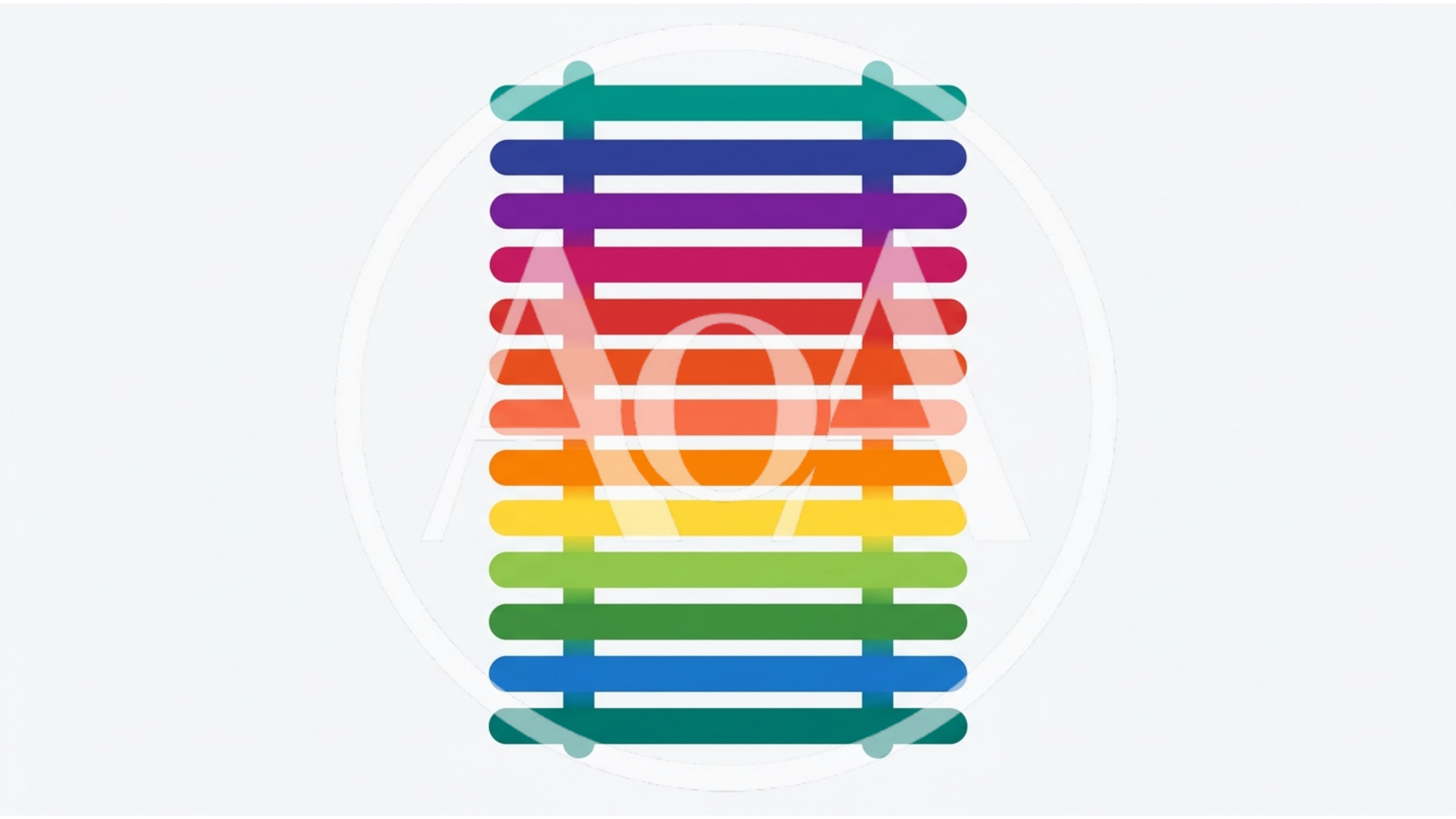 Colorful Horizontal Bars Arranged In A Vertical Ladder Pattern