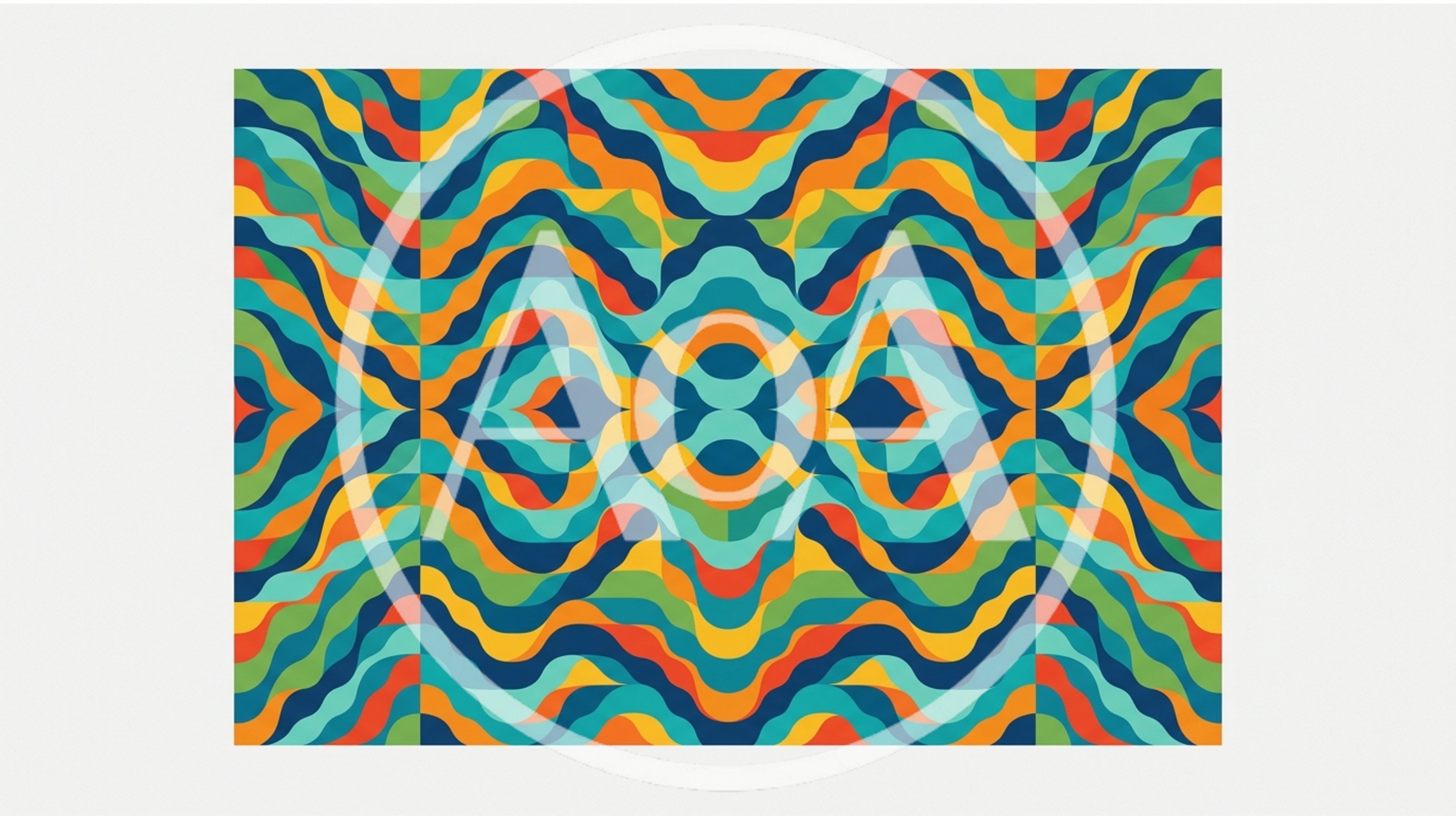 Abstract Geometric Wavy Pattern Background