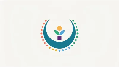 Minimalist Abstract Logo Design With Geometric Shapes
