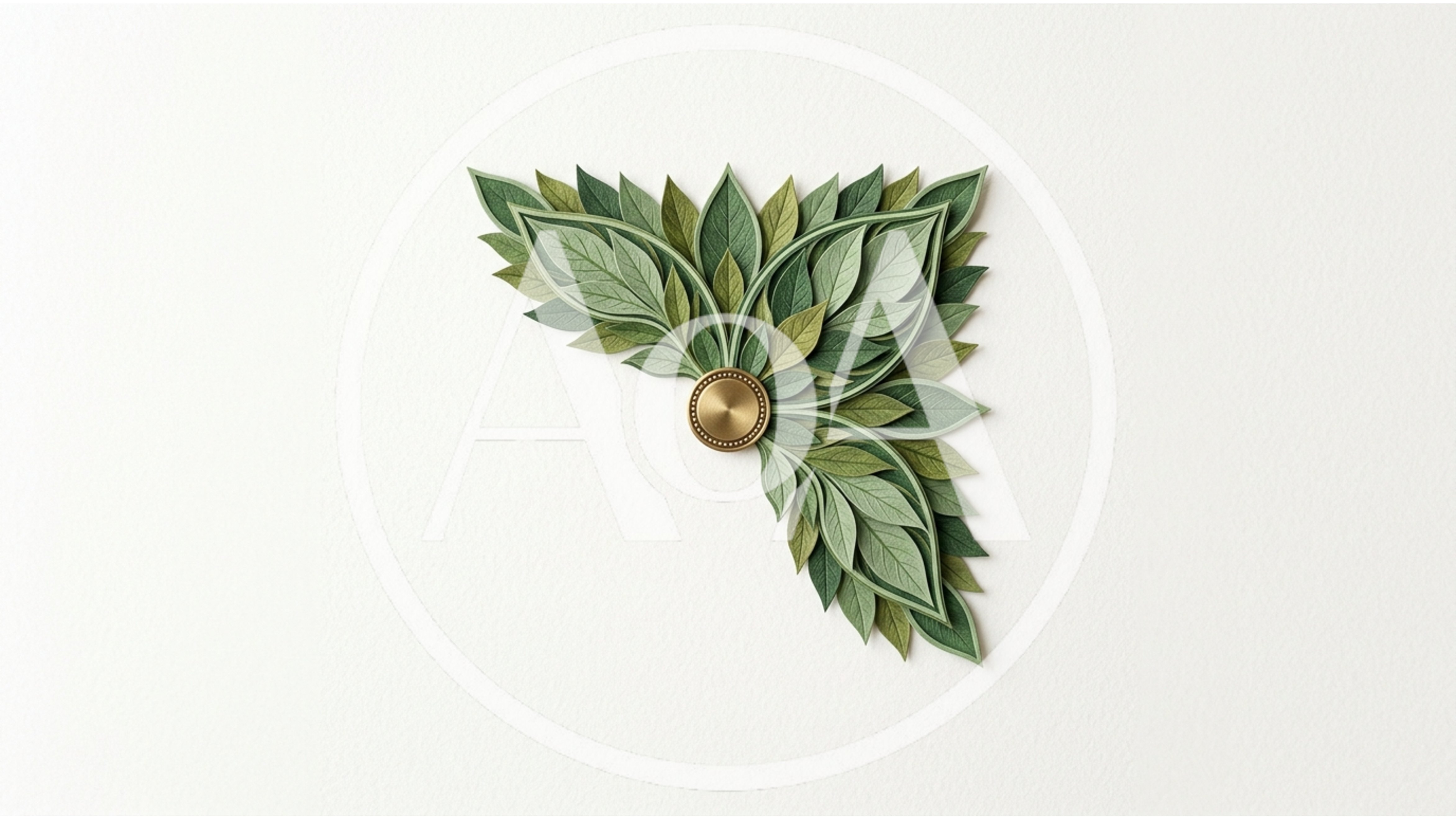 Layered Paper Cutout Leaf Art Corner Design