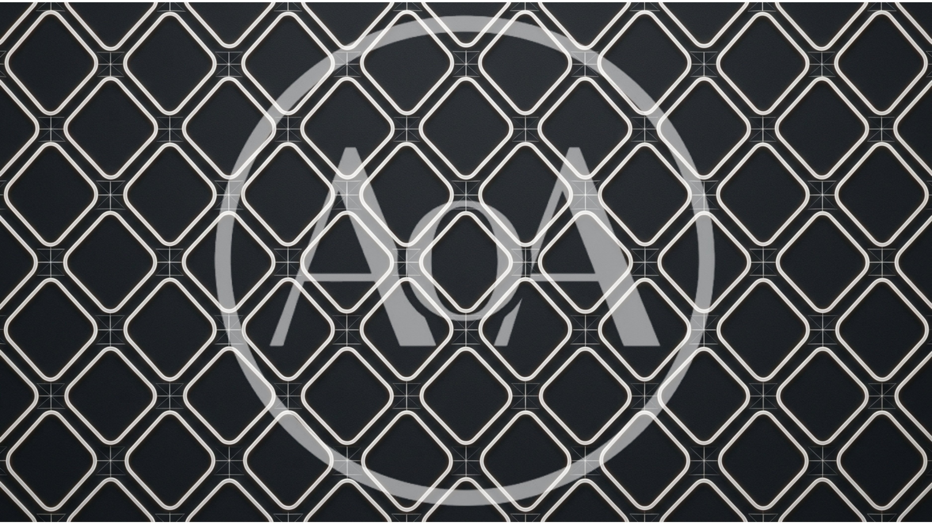 Abstract Geometric Pattern With Rounded Square Frames