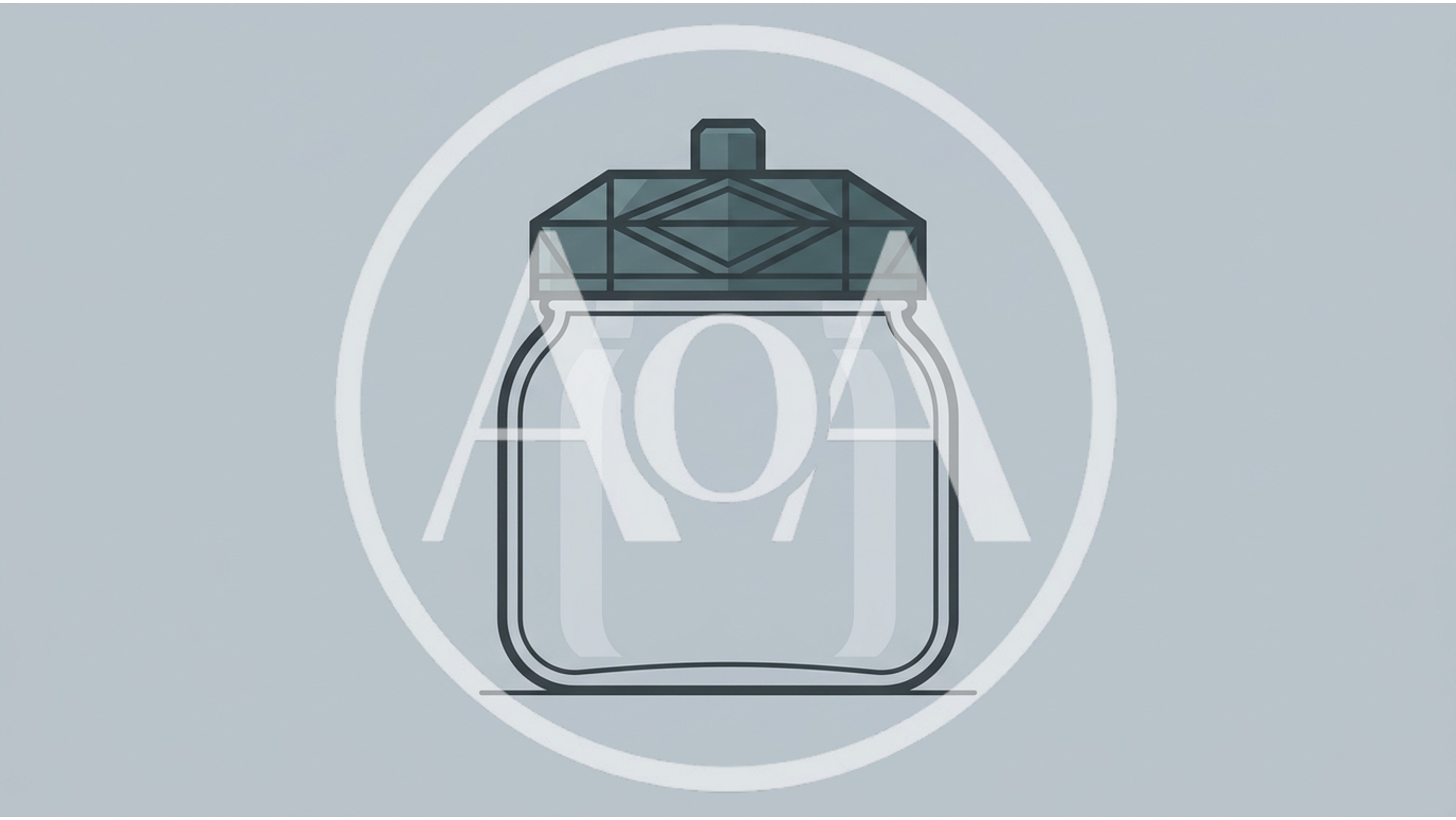 Minimalist Vector Illustration Of An Empty Glass Jar