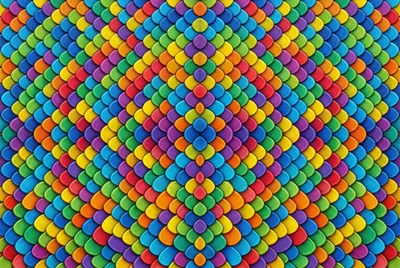 Vibrant Rainbow Snake Skin Pattern Texture