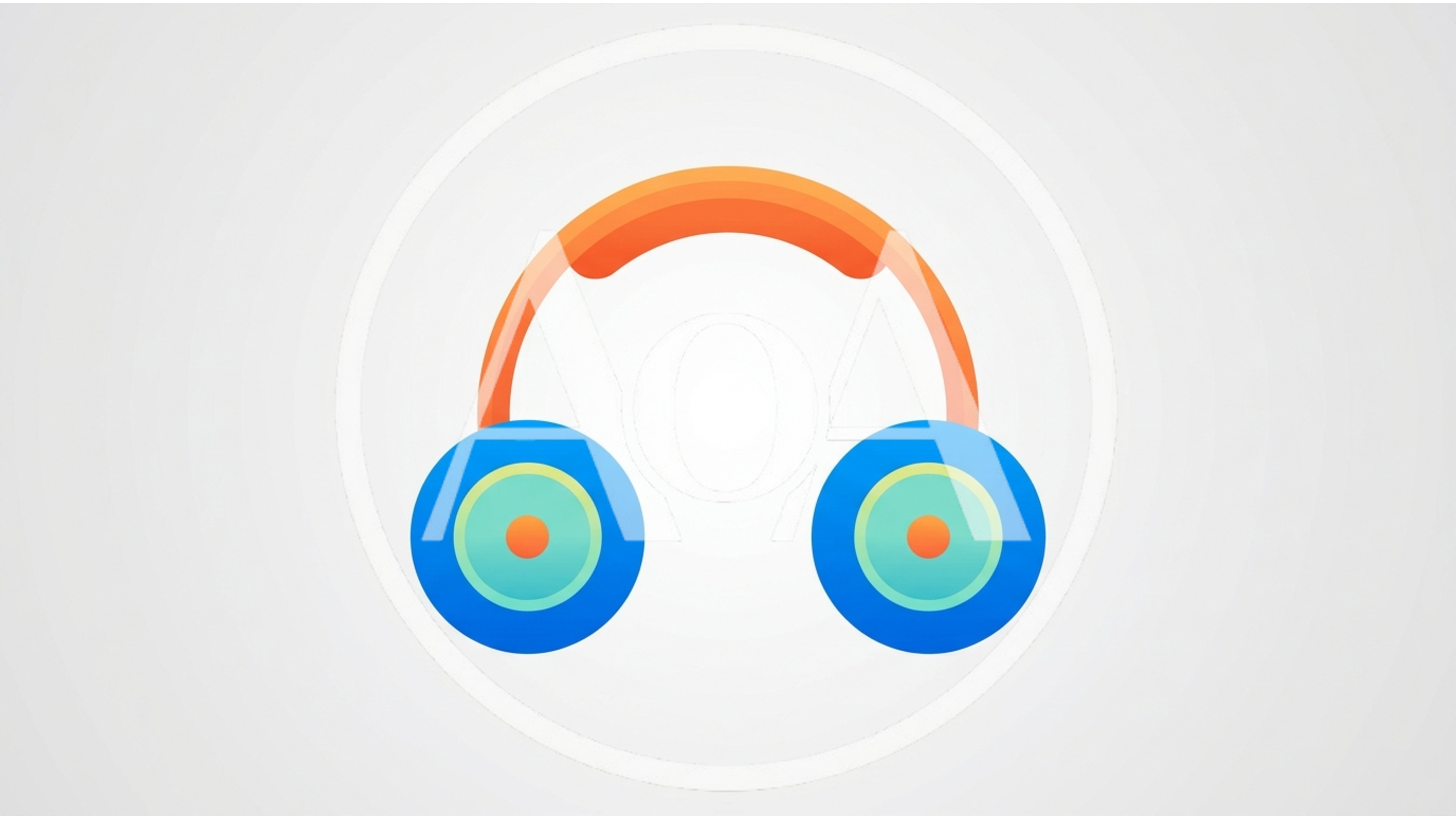 Minimalist Flat Vector Illustration Of Modern Headphones
