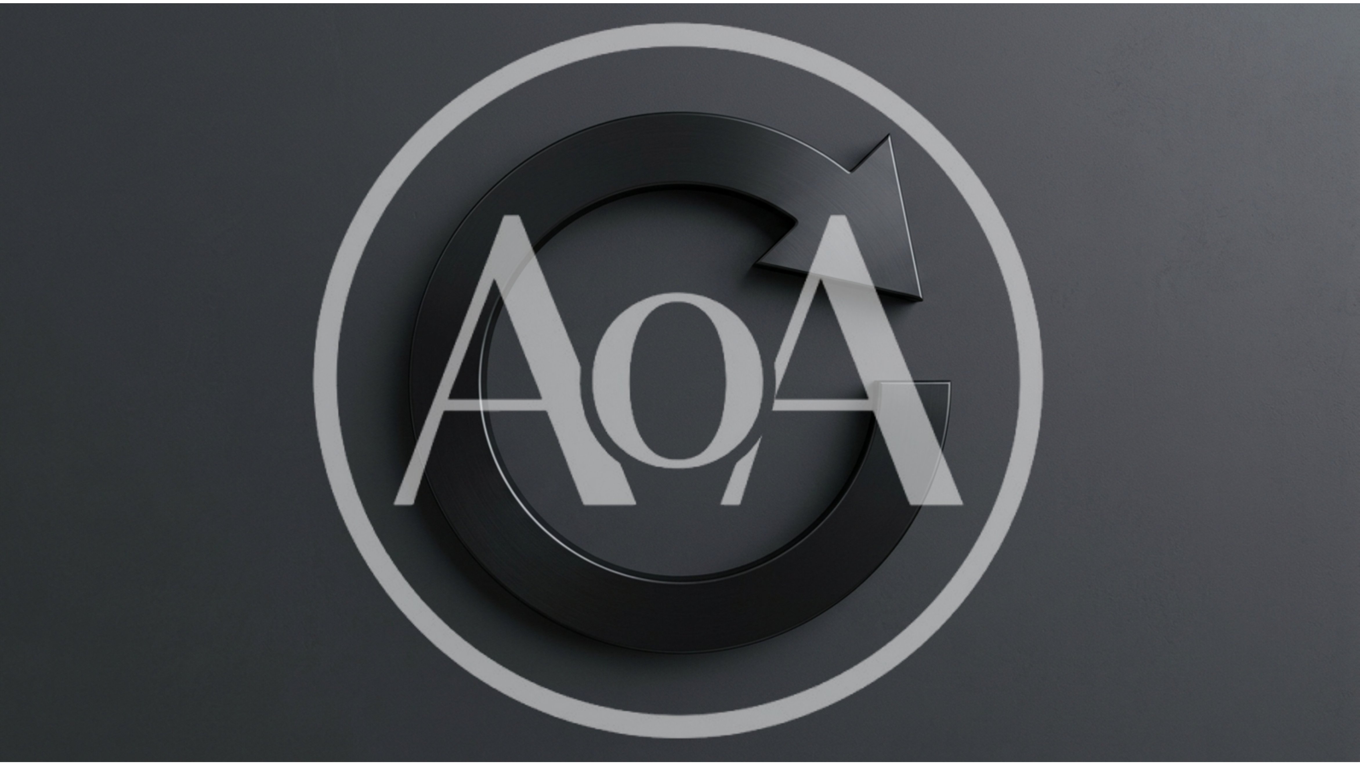 3D Rendered Black Circular Refresh Arrow Icon