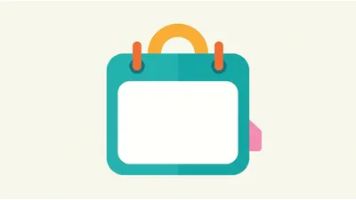 Flat Vector Illustration Of A Calendar Icon