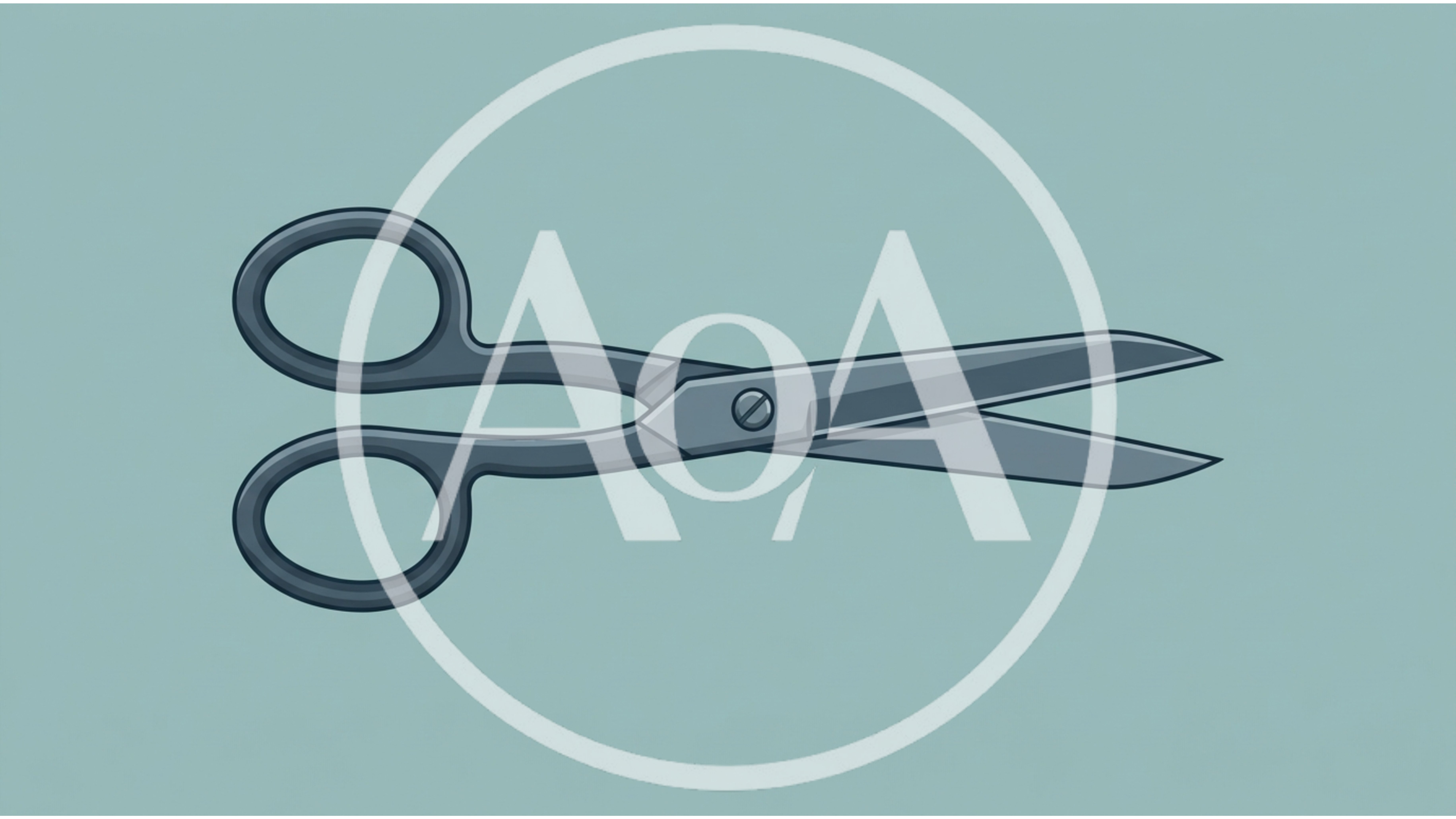 Illustration Of Open Metal Scissors On Solid Background