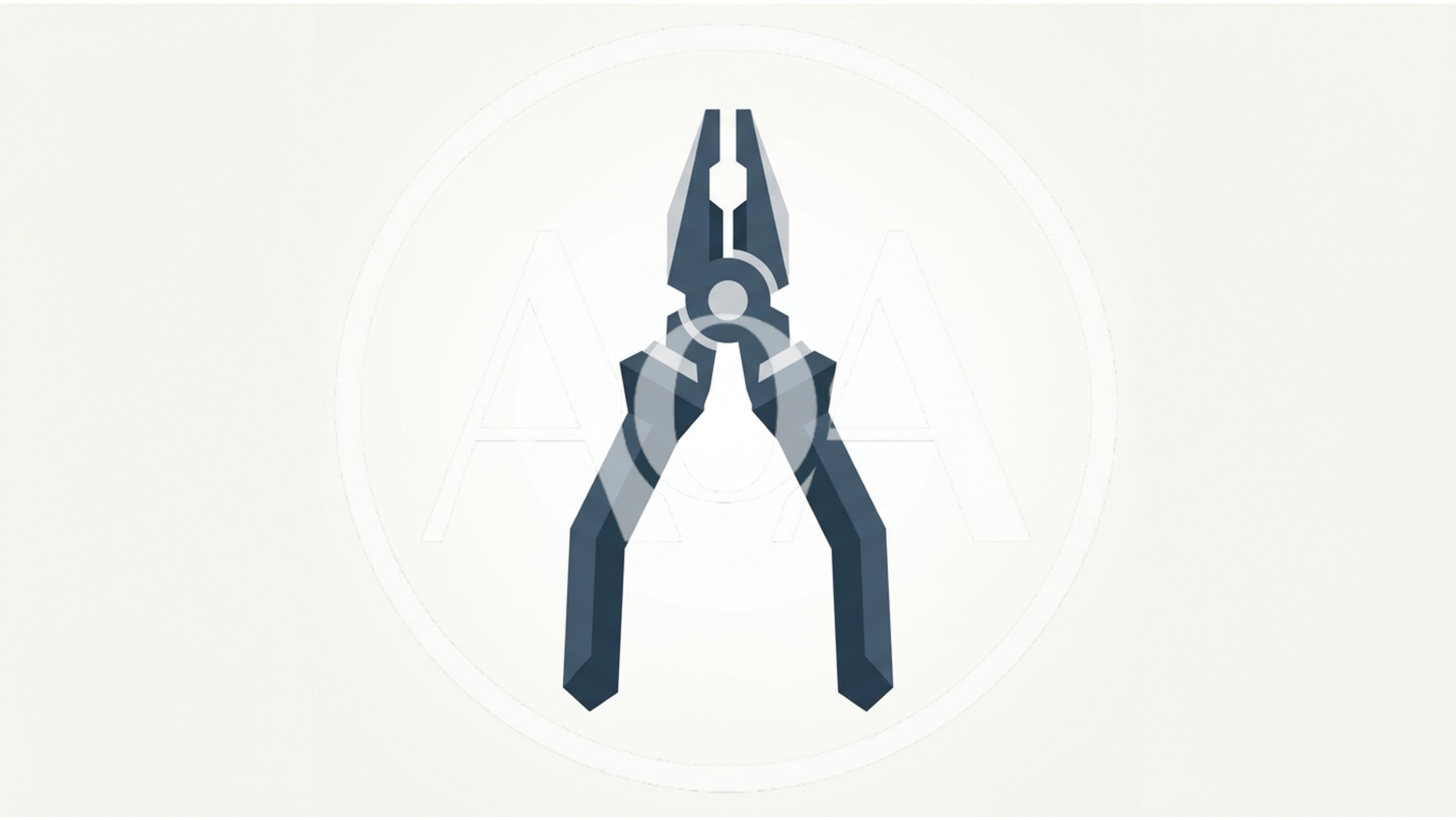 Flat Vector Illustration Of Metal Pliers Tool