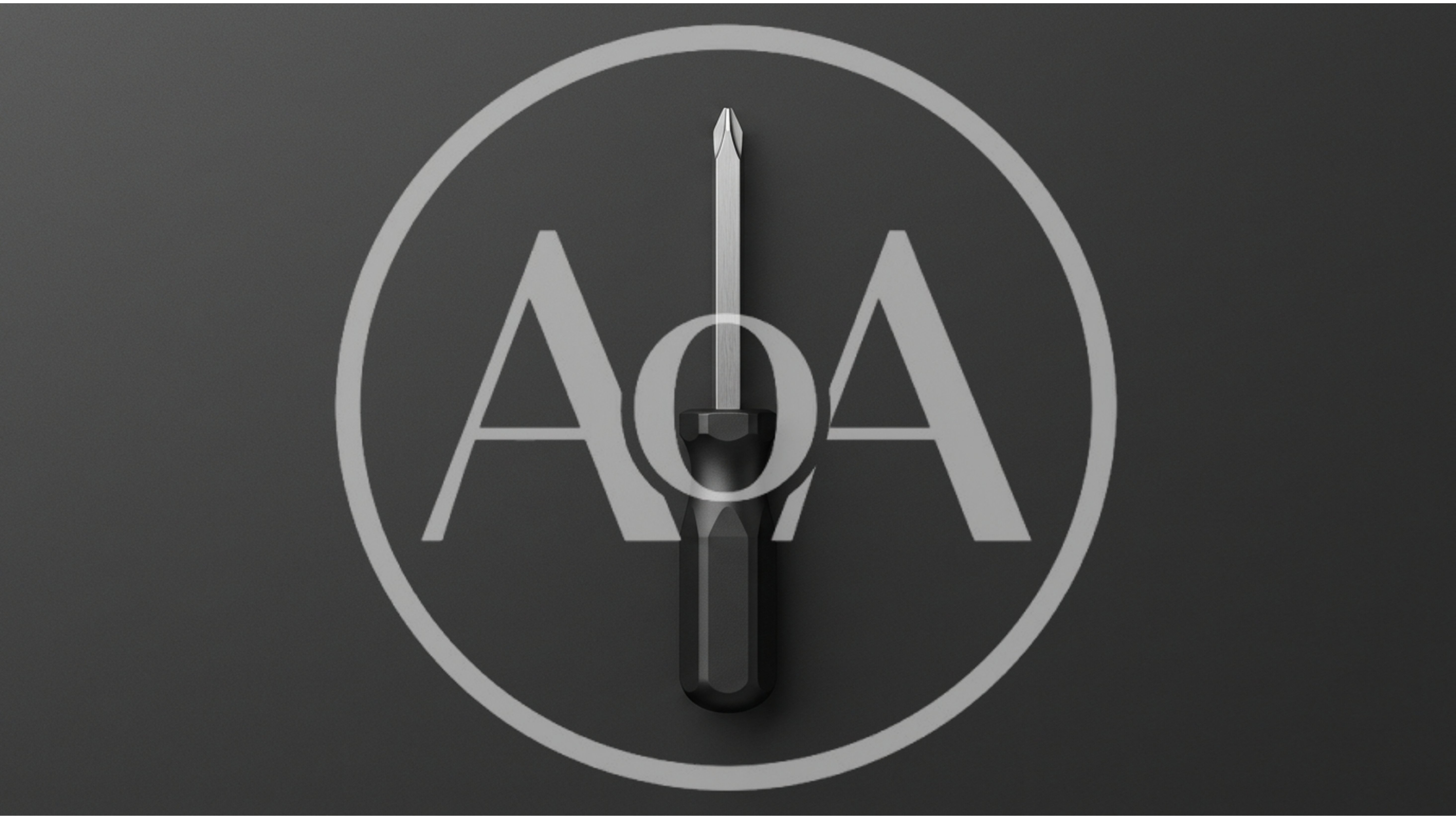 Black Phillips Head Screwdriver On Dark Background