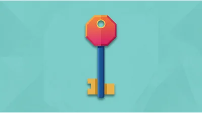 Flat Vector Illustration Of A Simple House Key