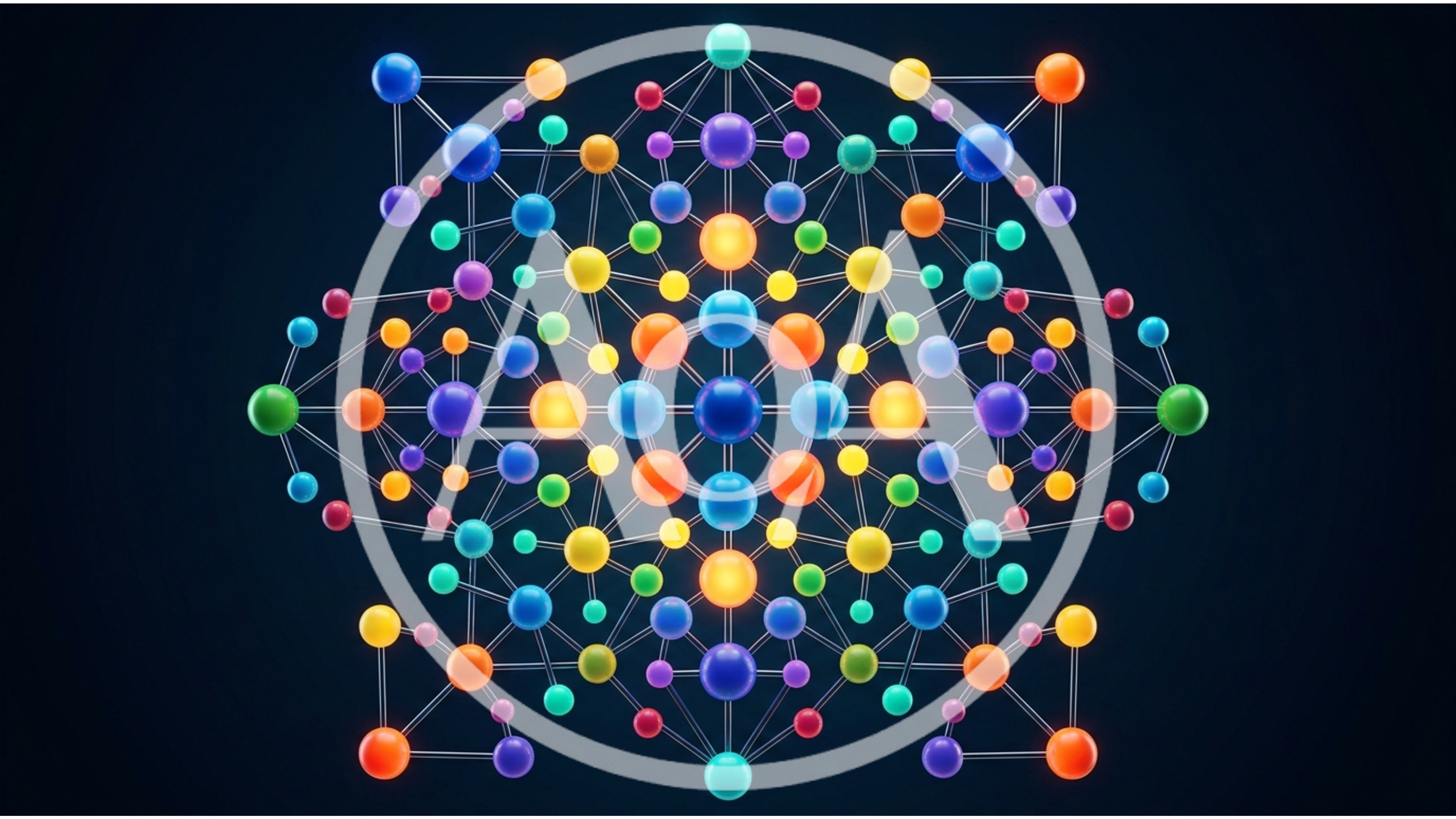 Abstract Geometric Molecular Structure Network Animation