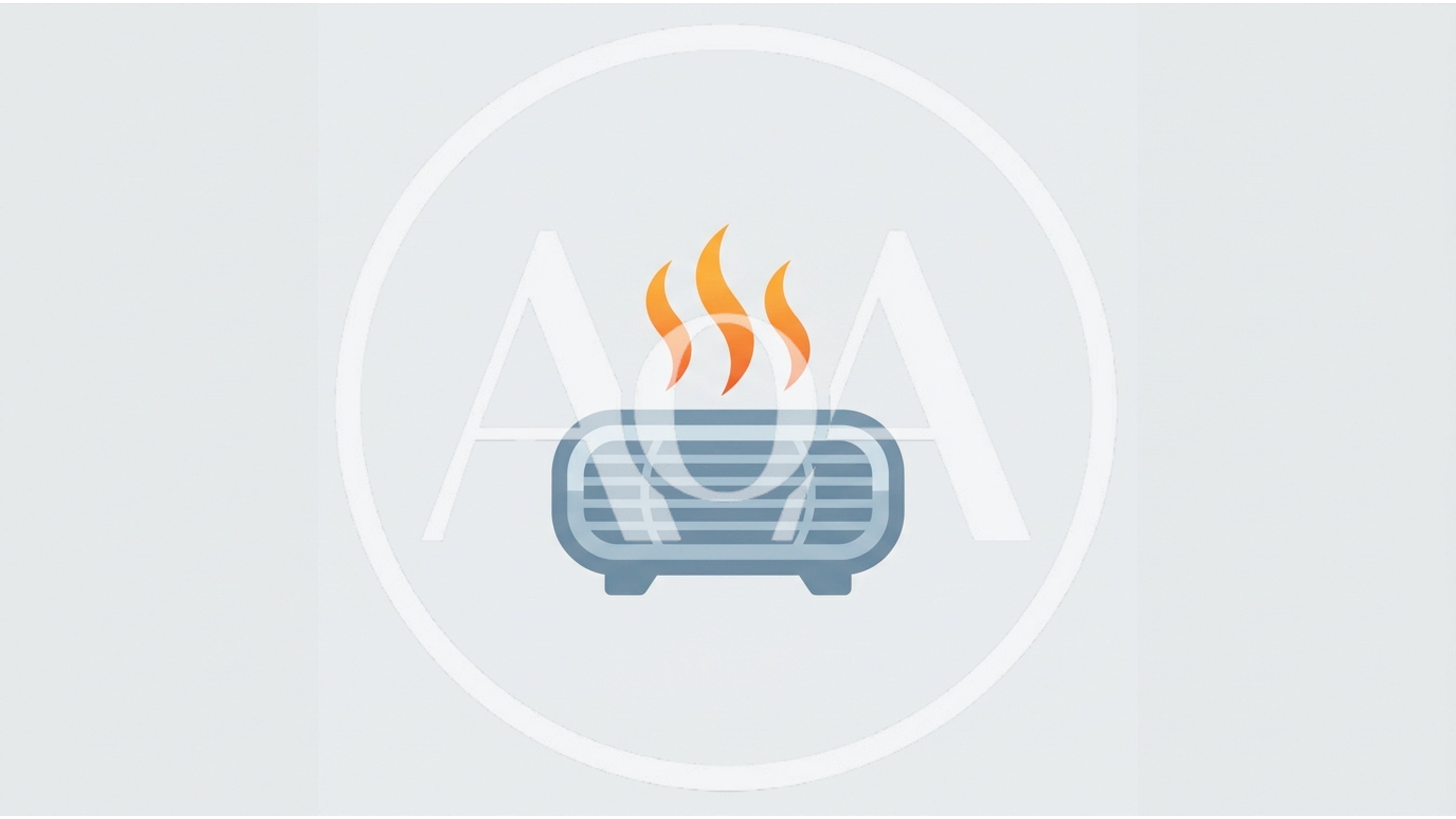 Minimalist Vector Illustration Of A Portable Space Heater