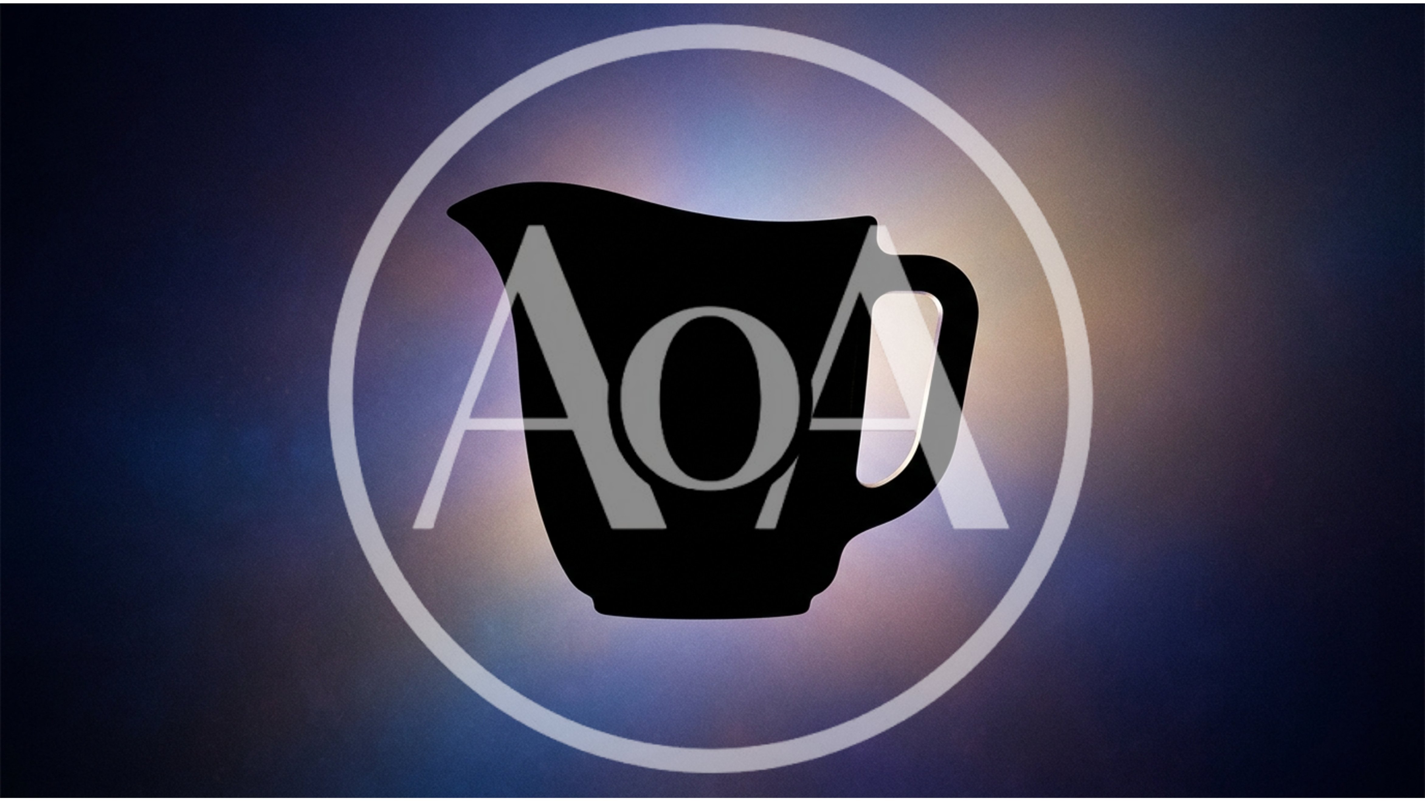 Silhouette Of A Ceramic Pitcher Against A Colorful Background