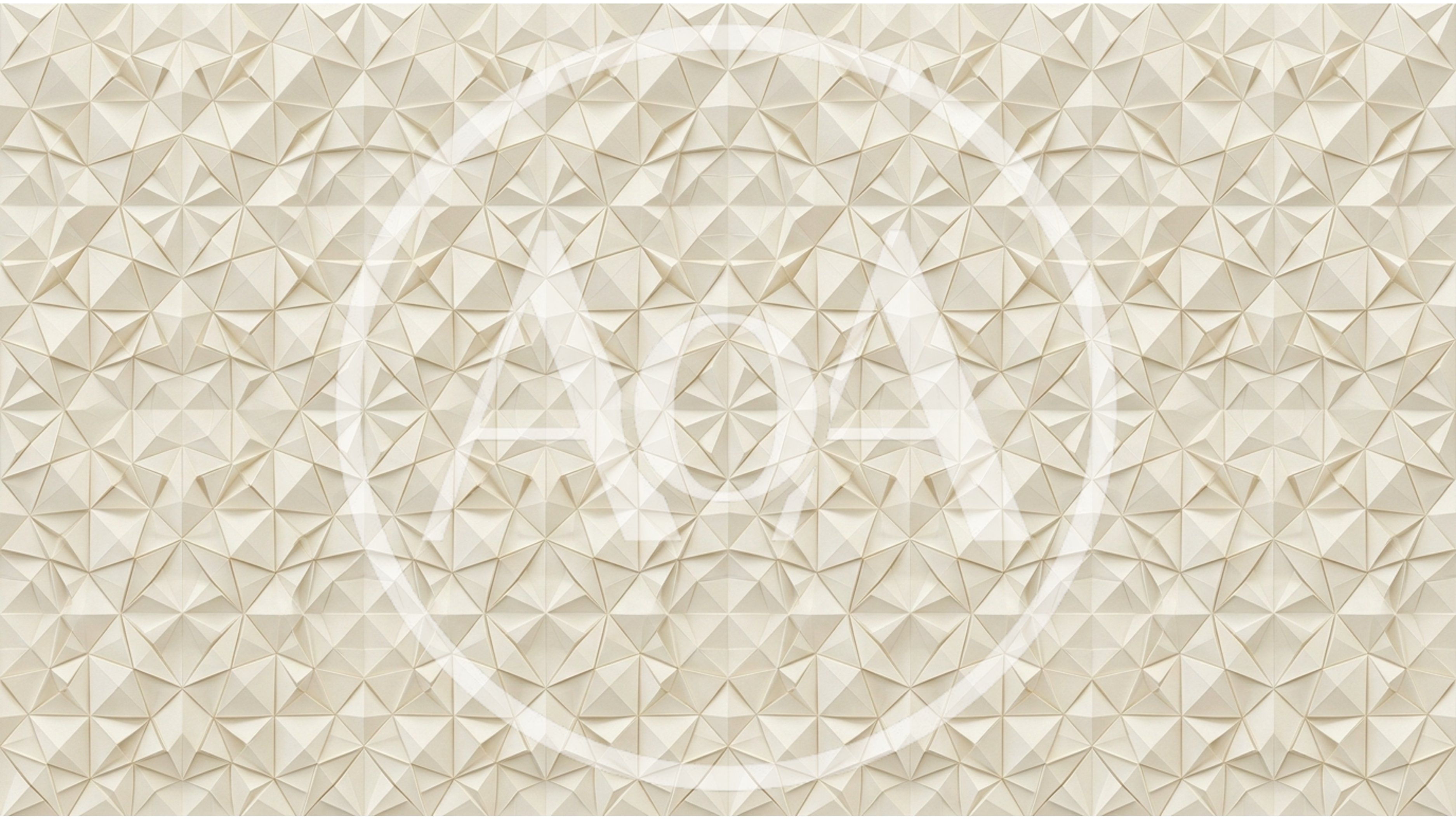 Geometric 3D Patterned Beige Wall Texture