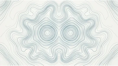 Abstract Topographic Map Lines Background