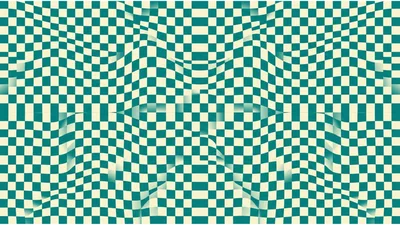 Abstract Wavy Checkerboard Pattern Motion Background